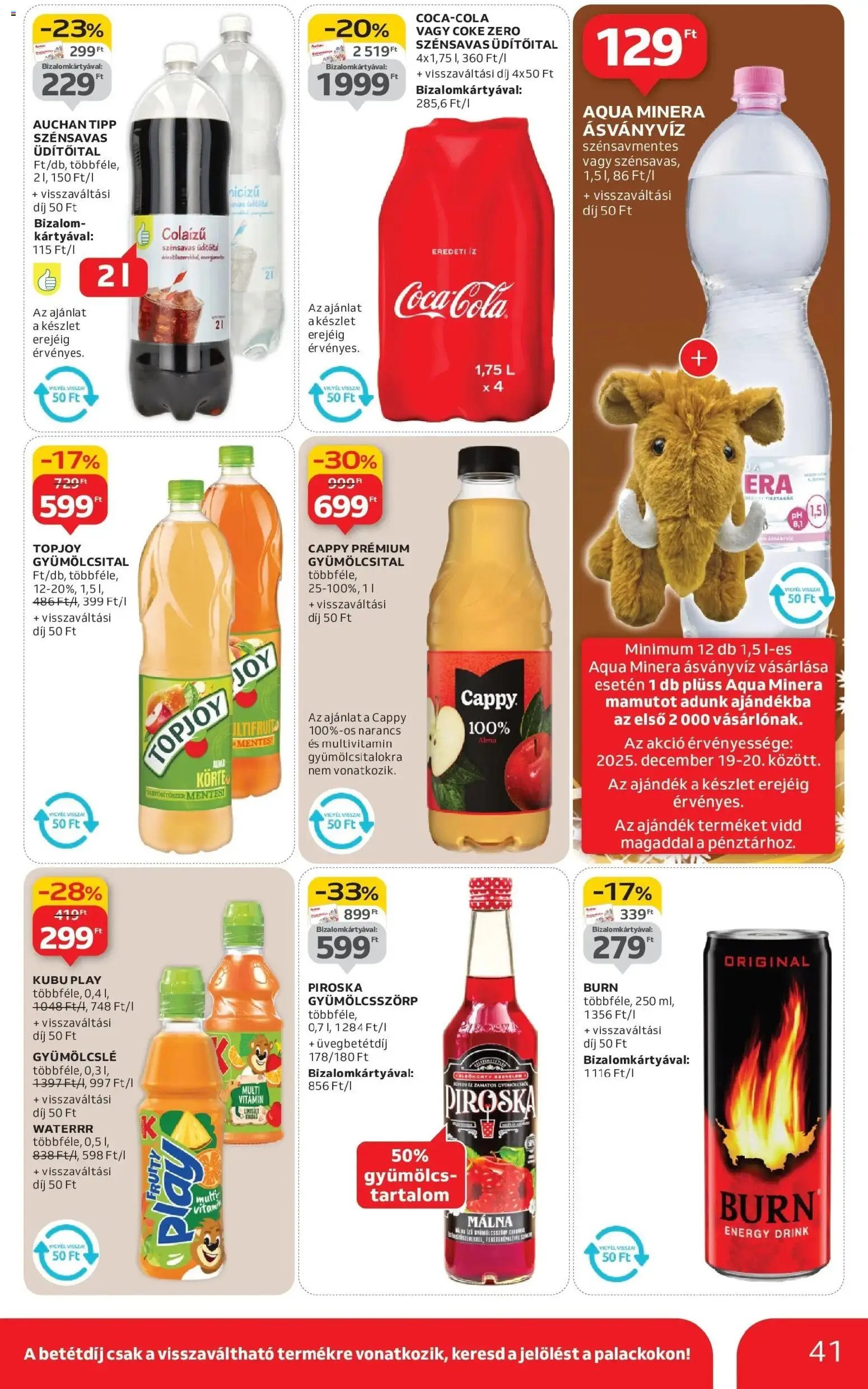 Auchan újság 2025.12.18. Szeged Akciós újság Auchan (2025-12-18 - 2025-12-24)