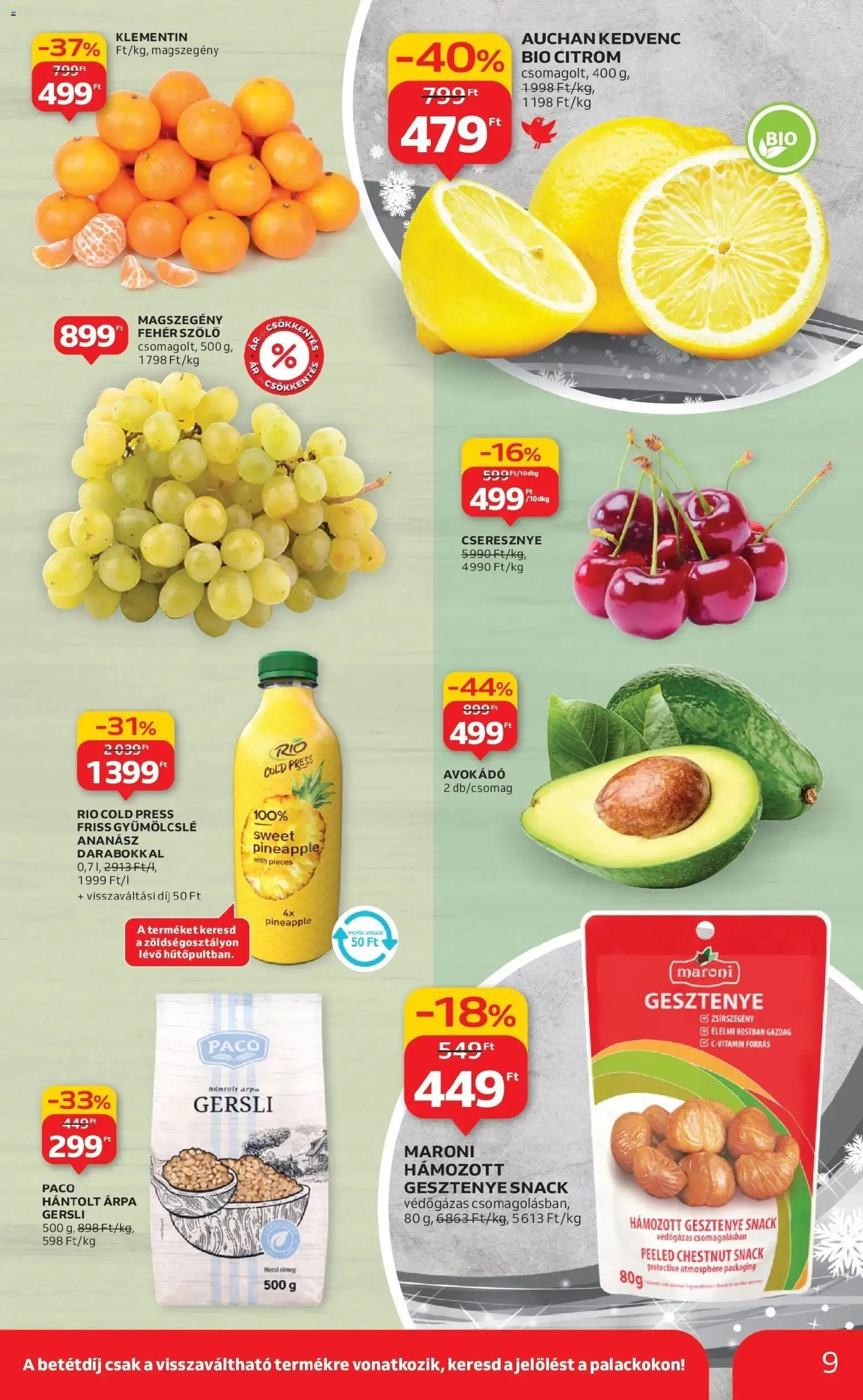 Auchan újság 2025.12.18. Szeged Akciós újság Auchan (2025-12-18 - 2025-12-24)