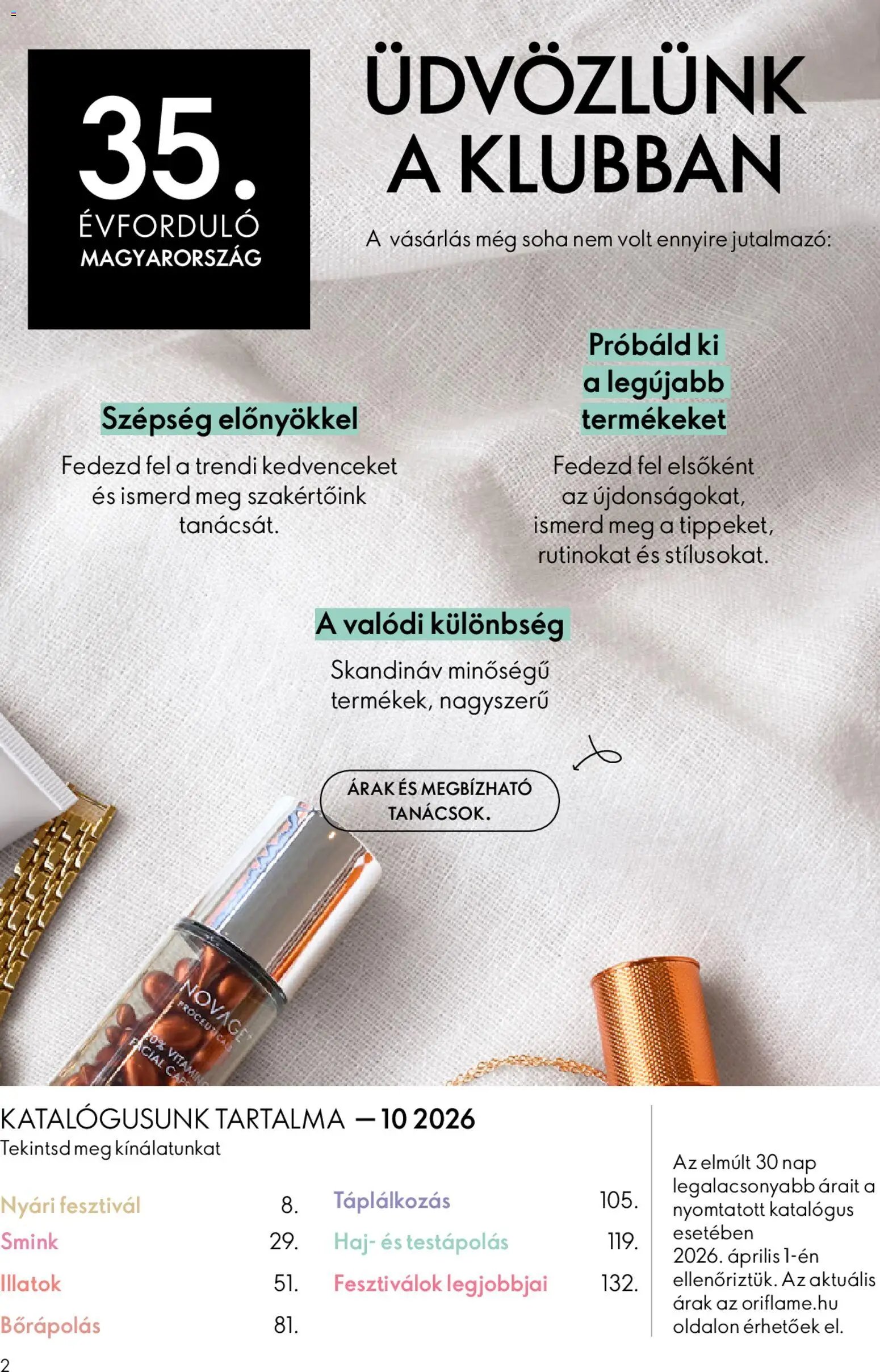 Oriflame újság 2026.07.08. Oriflame katalógus 2026/10