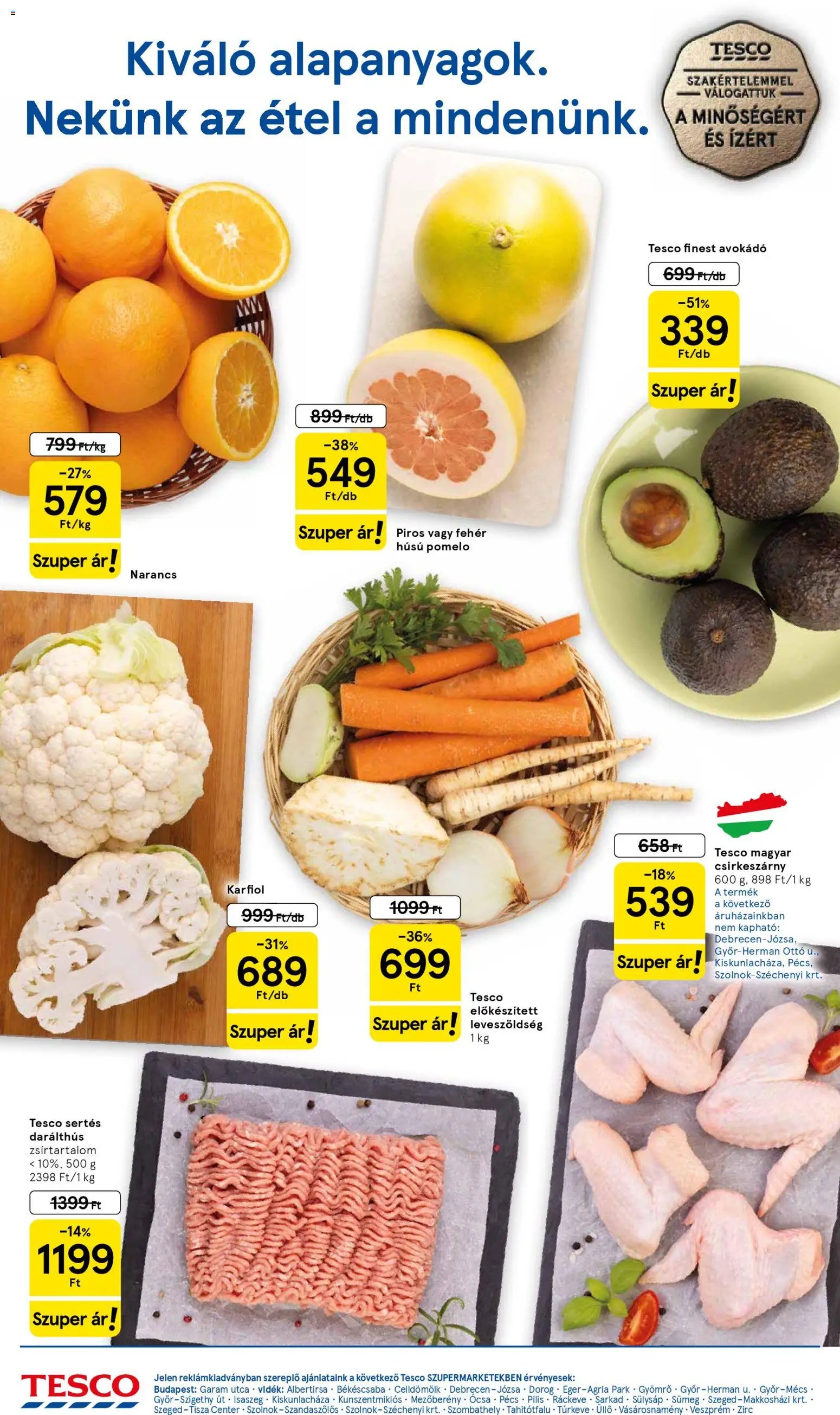 Tesco újság 2026.01.02. Szupermarket akciós újság (2026-01-02)