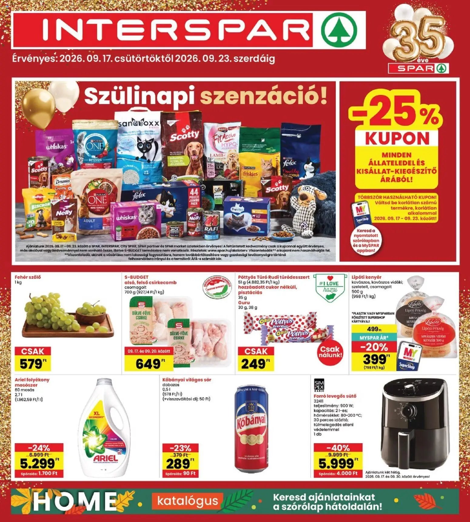 Interspar újság 2026.09.17. Interspar akciós újság