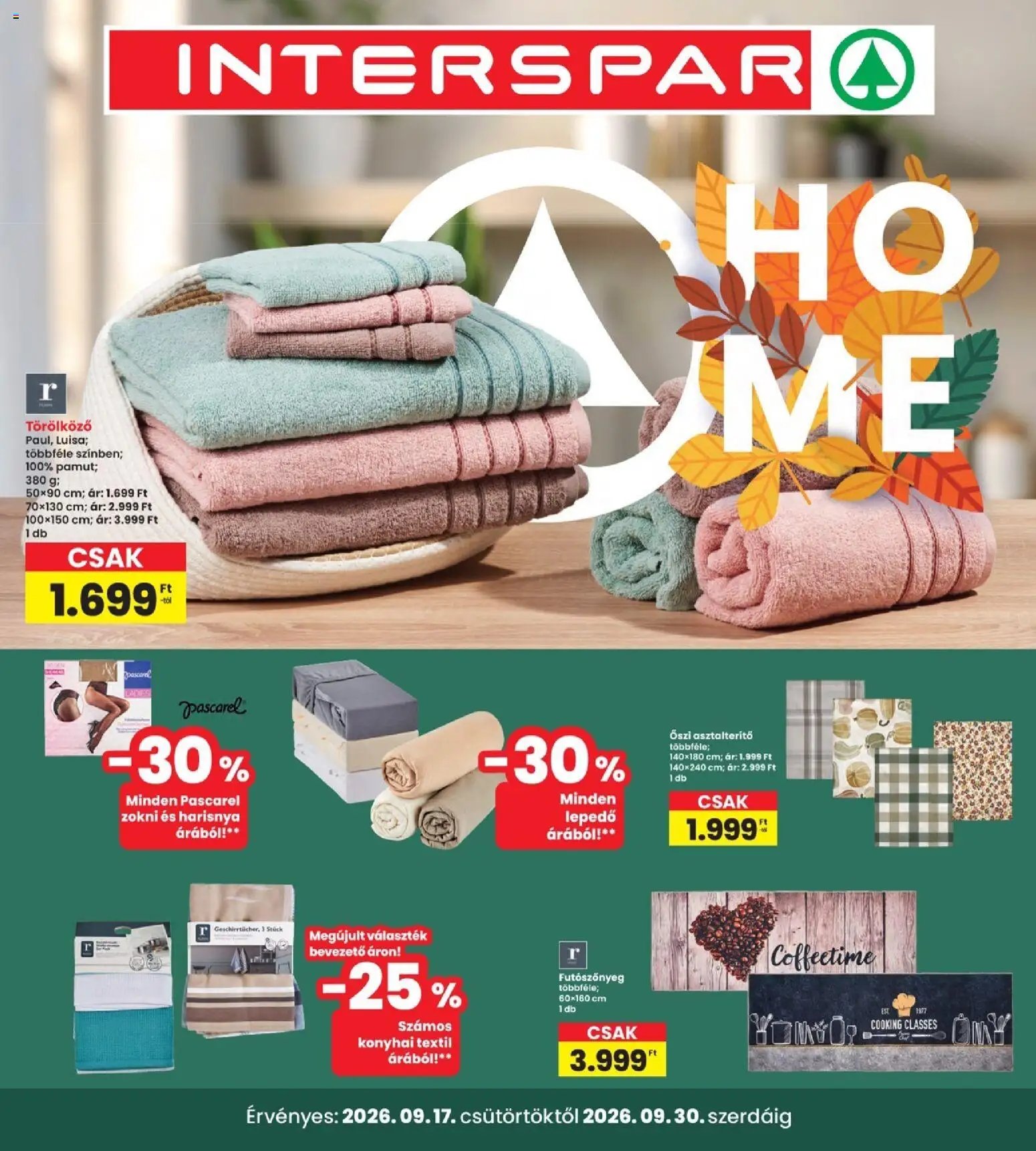 Interspar újság 2026.09.17. Interspar akciós újság