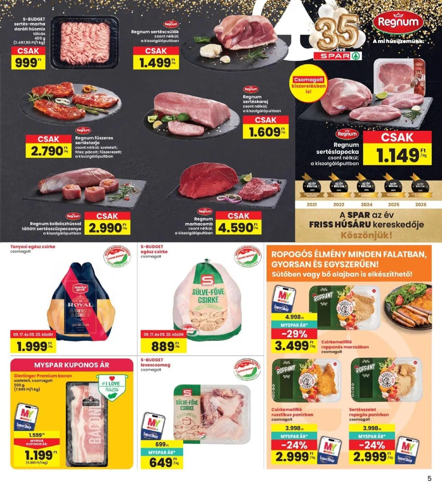 Interspar újság 2026.09.17. Interspar akciós újság