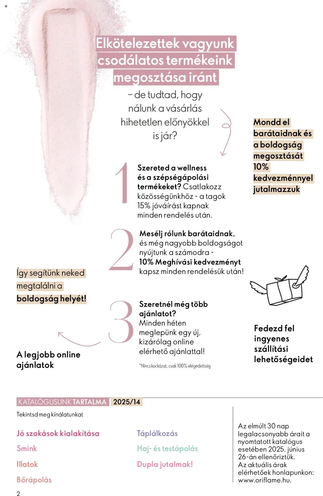 Oriflame újság 2025.10.01. Oriflame katalógus 2025/14 (2025-10-01 - 2025-10-21)