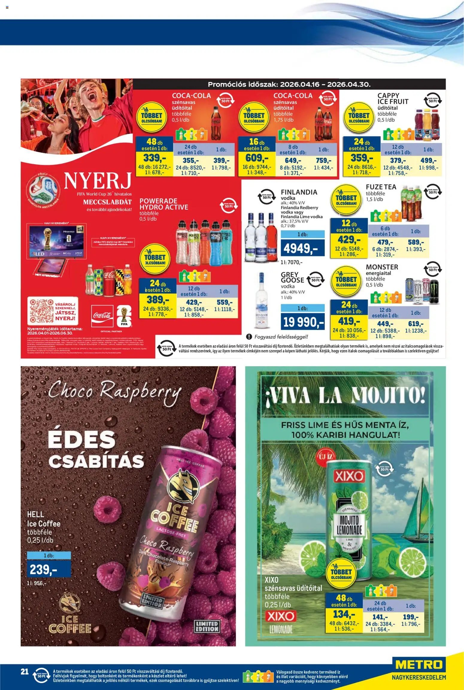 Metro újság 2026.04.16. Metro akciós újság (2026-04-16 - 2026-04-30)