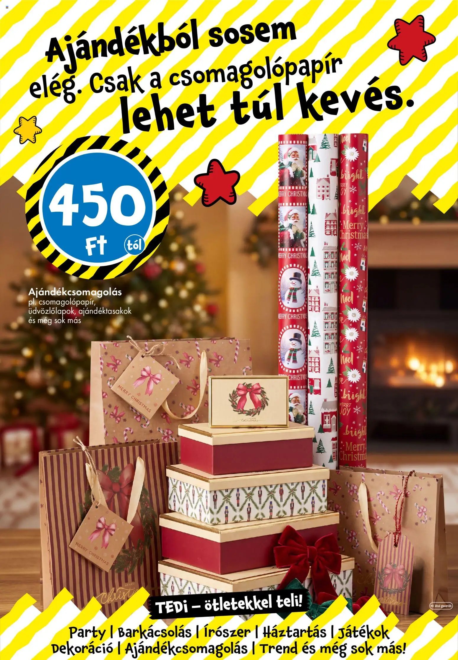 TEDi Karácsony akciós újság 2026.10.24. -tól/től 🧑‍🎄❄️