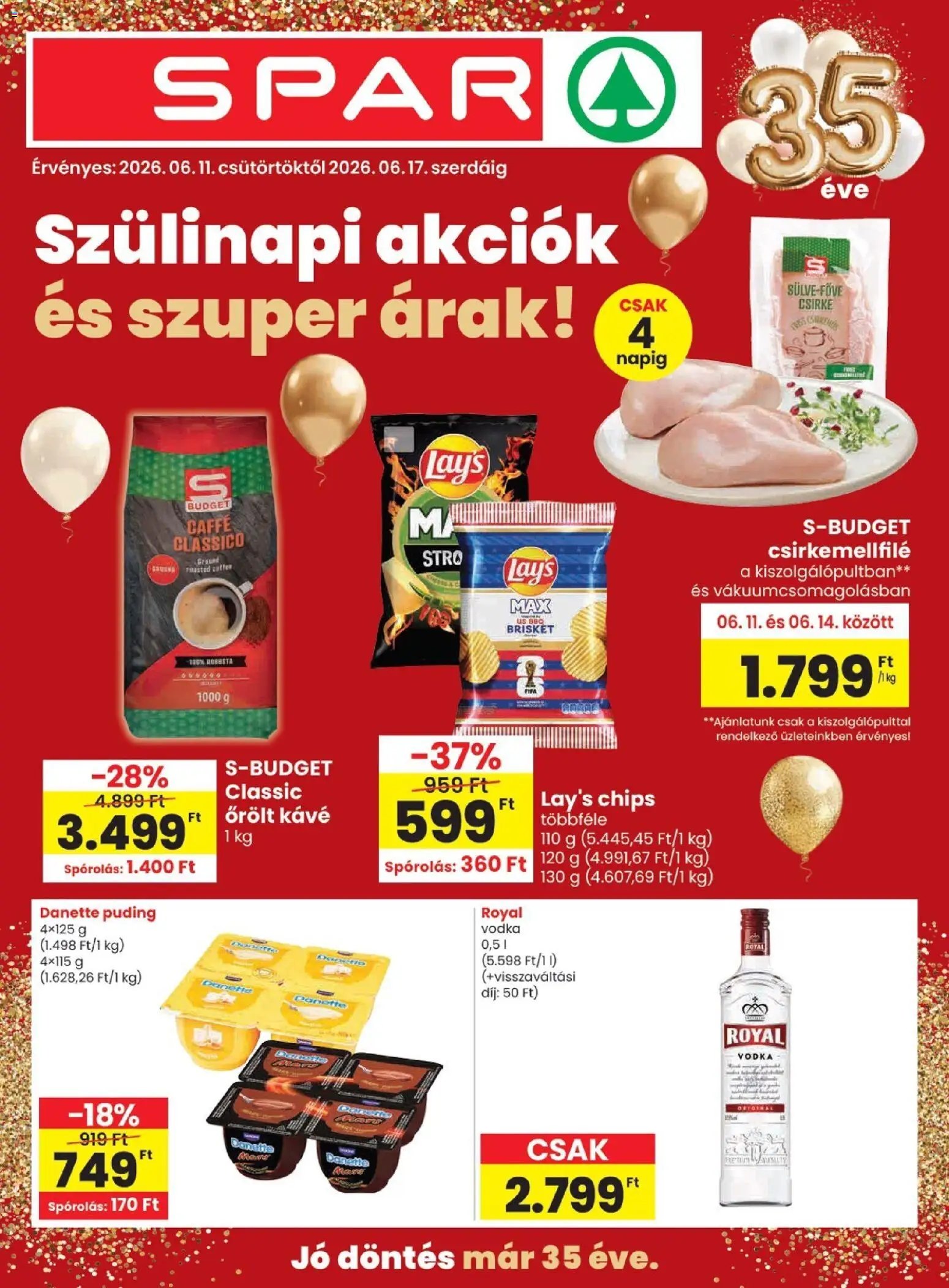 Spar újság 2026.06.11. Spar akciós újság
