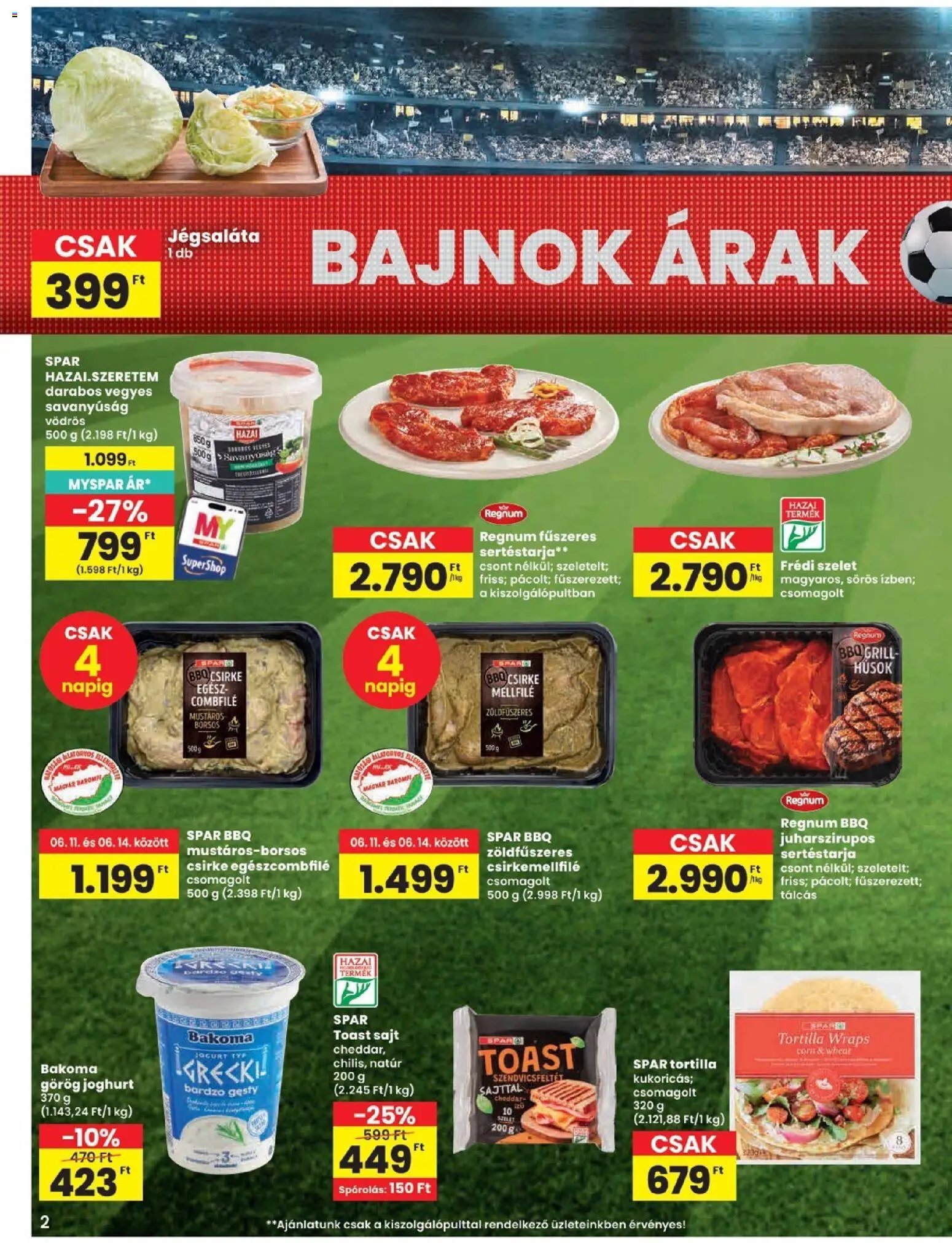 Spar újság 2026.06.11. Spar akciós újság