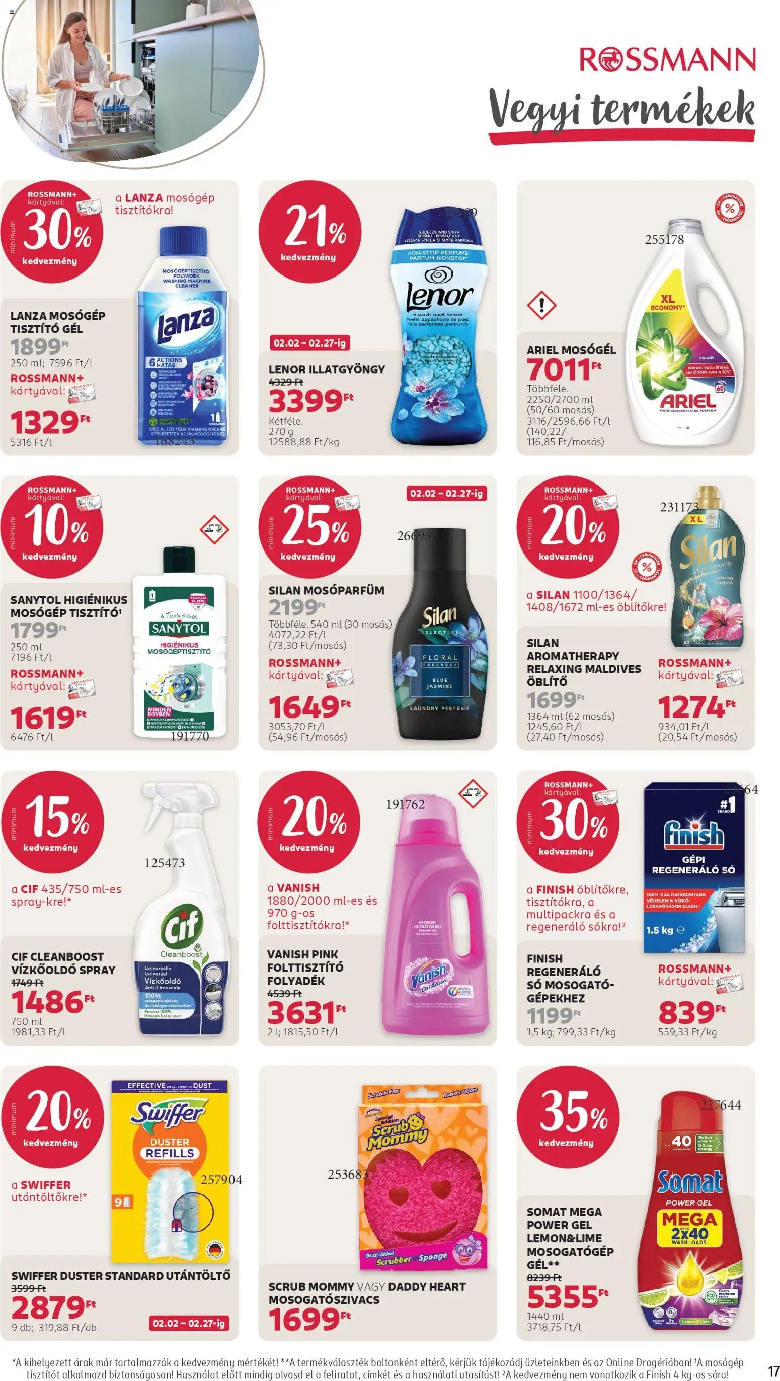 Rossmann újság 2026.02.02. Akciós újság Rossmann (2026-02-02 - 2026-02-13)