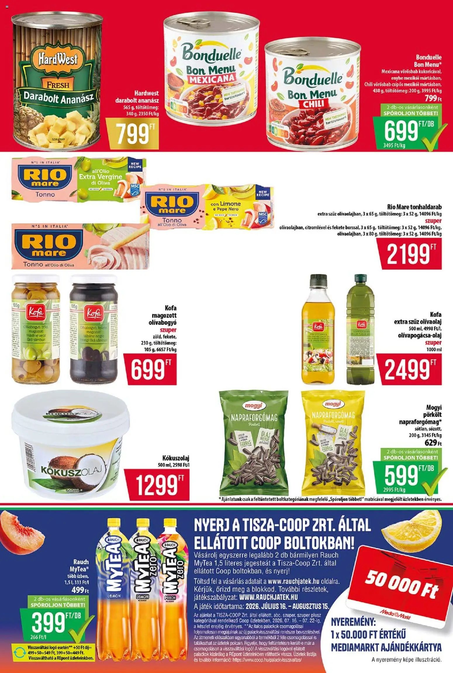 COOP újság 2026.07.16. COOP - Abc & Szuper / Tisza