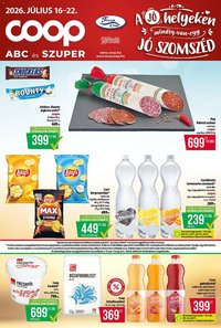 COOP újság 2026.07.16. COOP - Abc & Szuper / Tisza