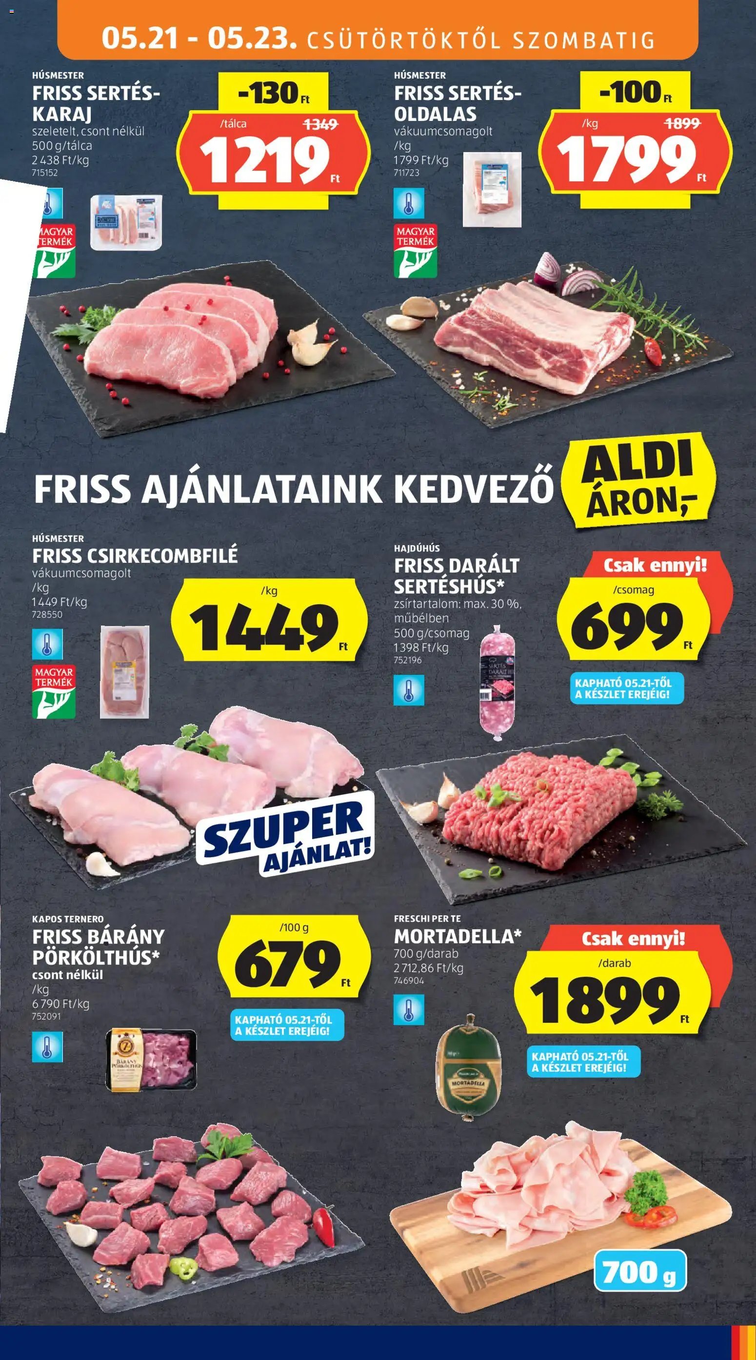 Aldi újság 2026.05.21. Aldi akciós újság (2026-05-21 - 2026-05-27)