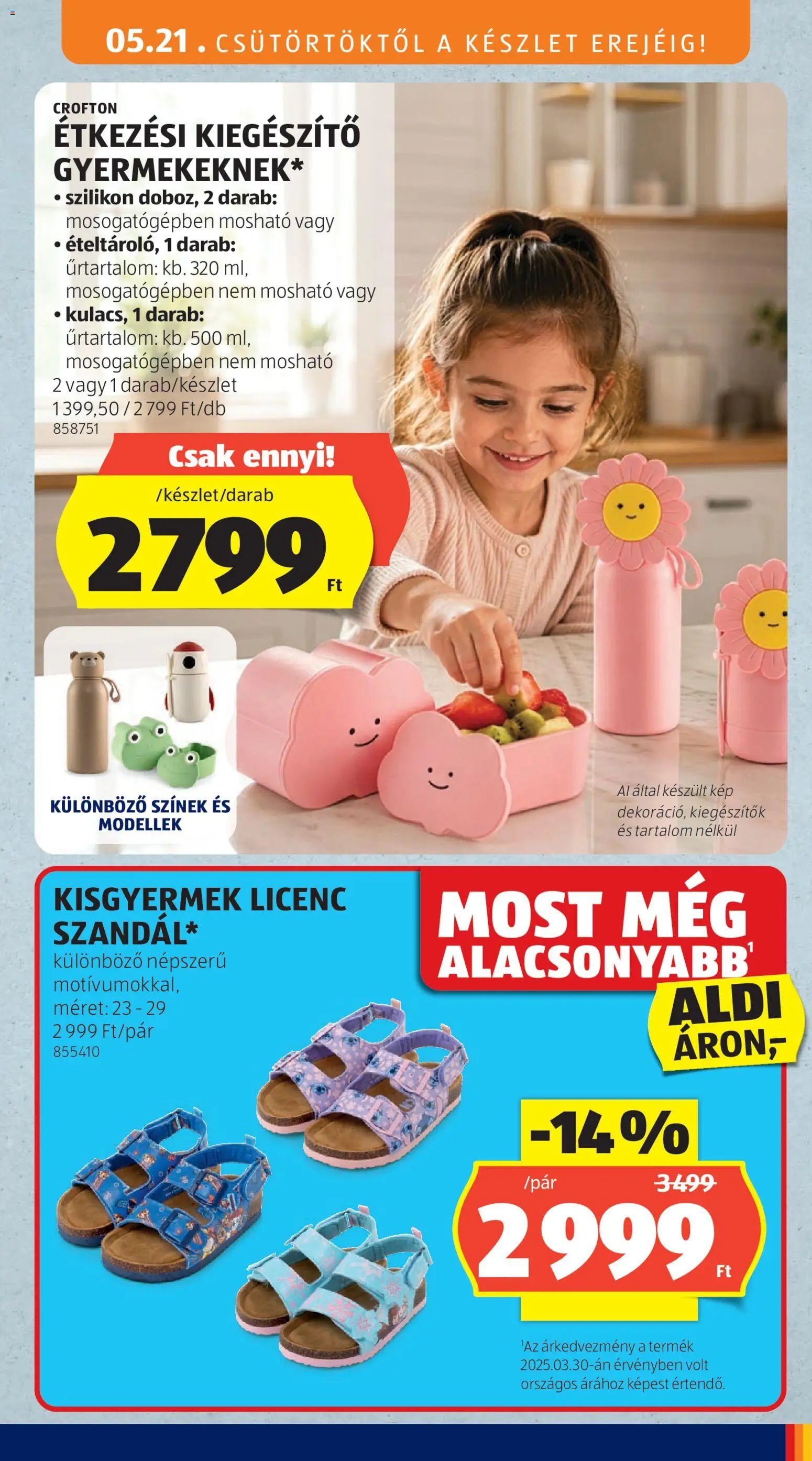 Aldi újság 2026.05.21. Aldi akciós újság (2026-05-21 - 2026-05-27)