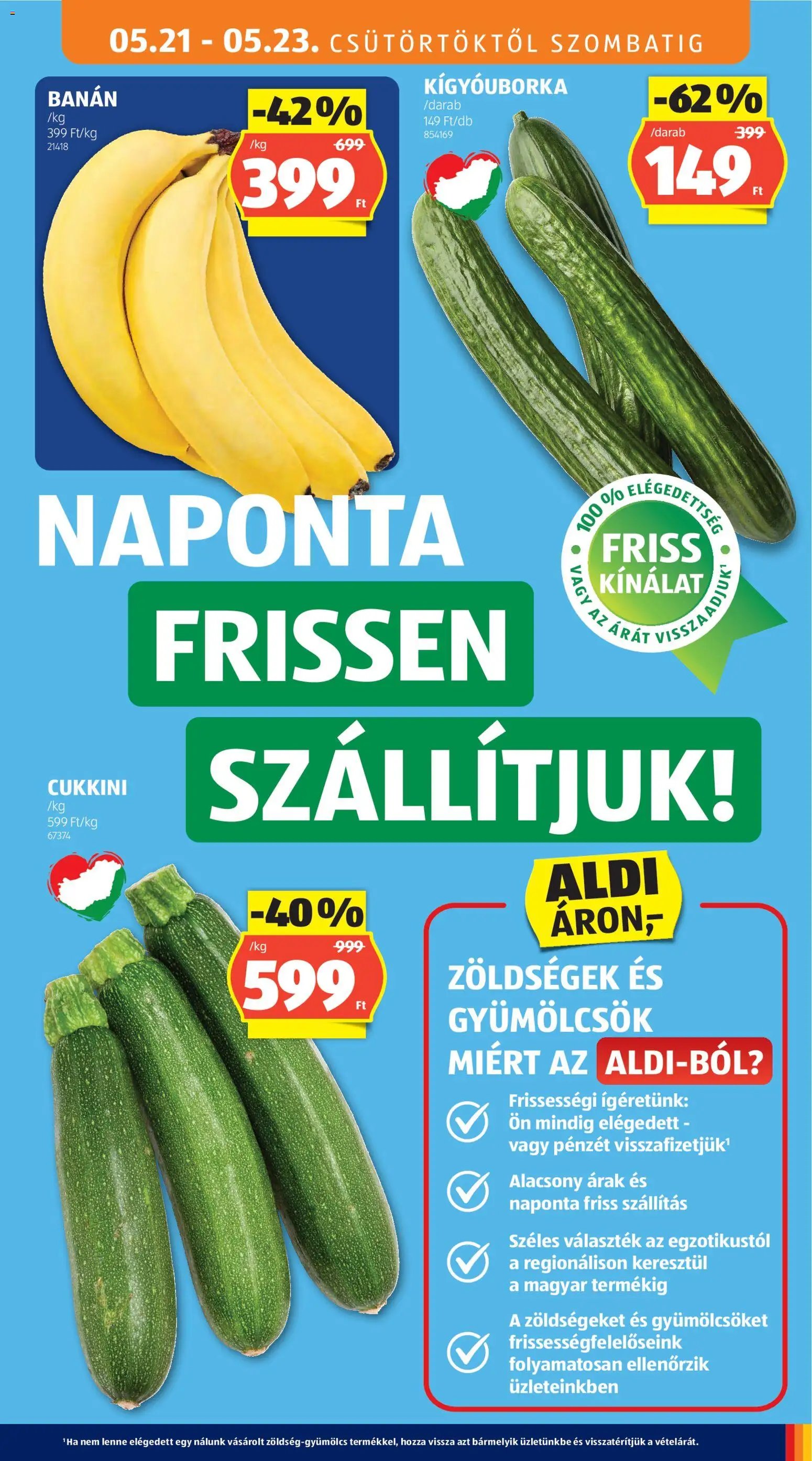 Aldi újság 2026.05.21. Aldi akciós újság (2026-05-21 - 2026-05-27)