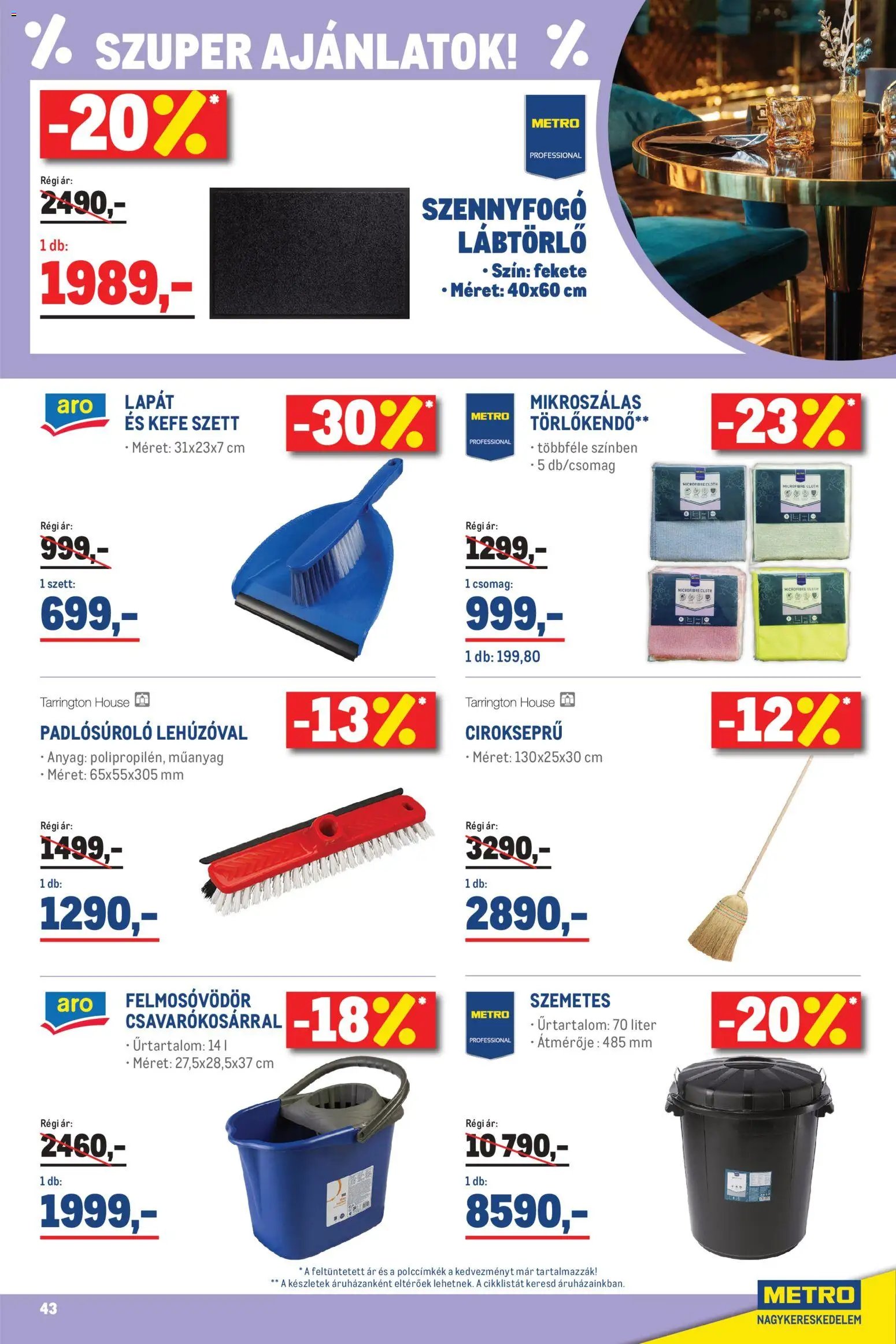 Metro újság 2026.10.01. Metro akciós újság