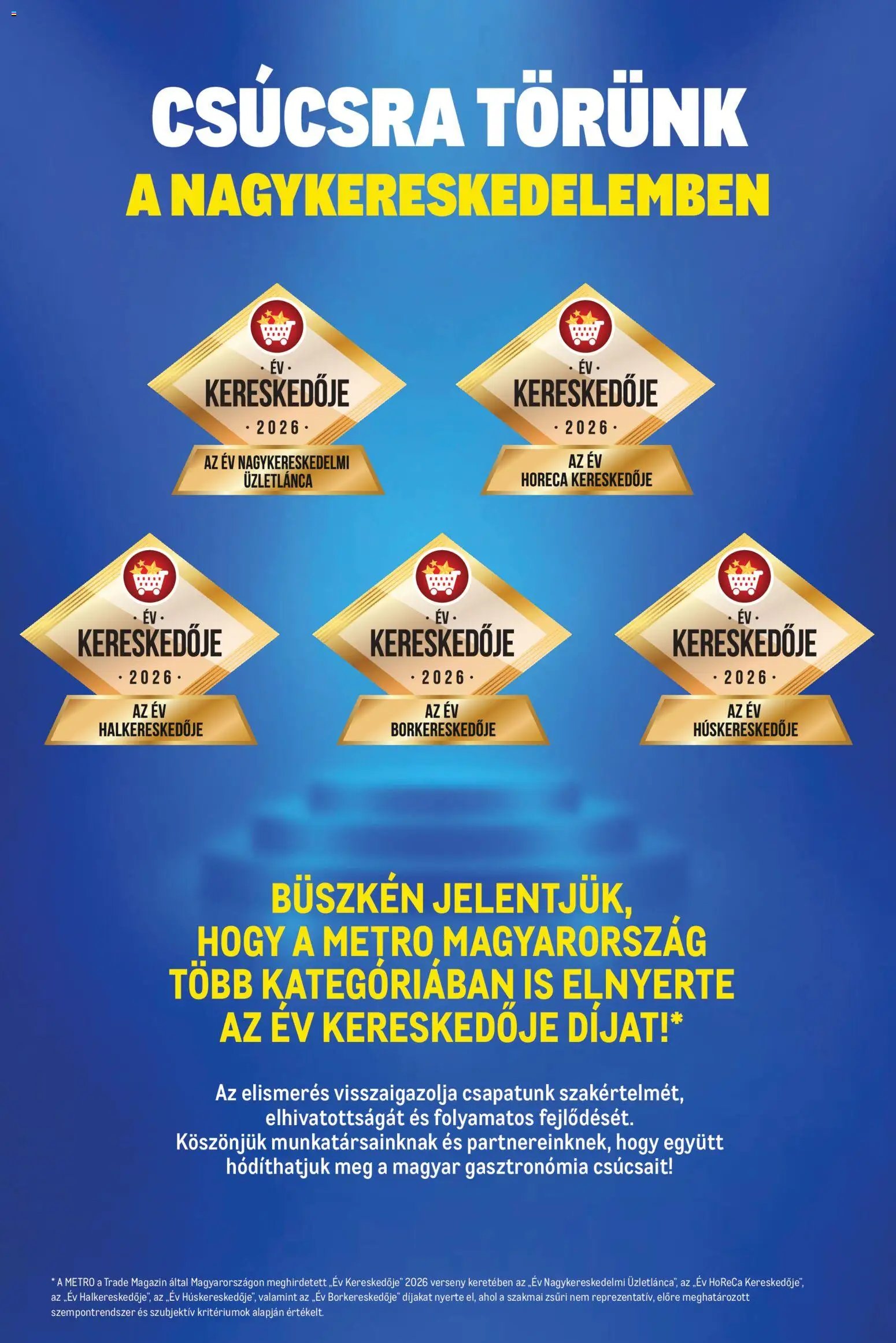 Metro újság 2026.10.01. Metro akciós újság