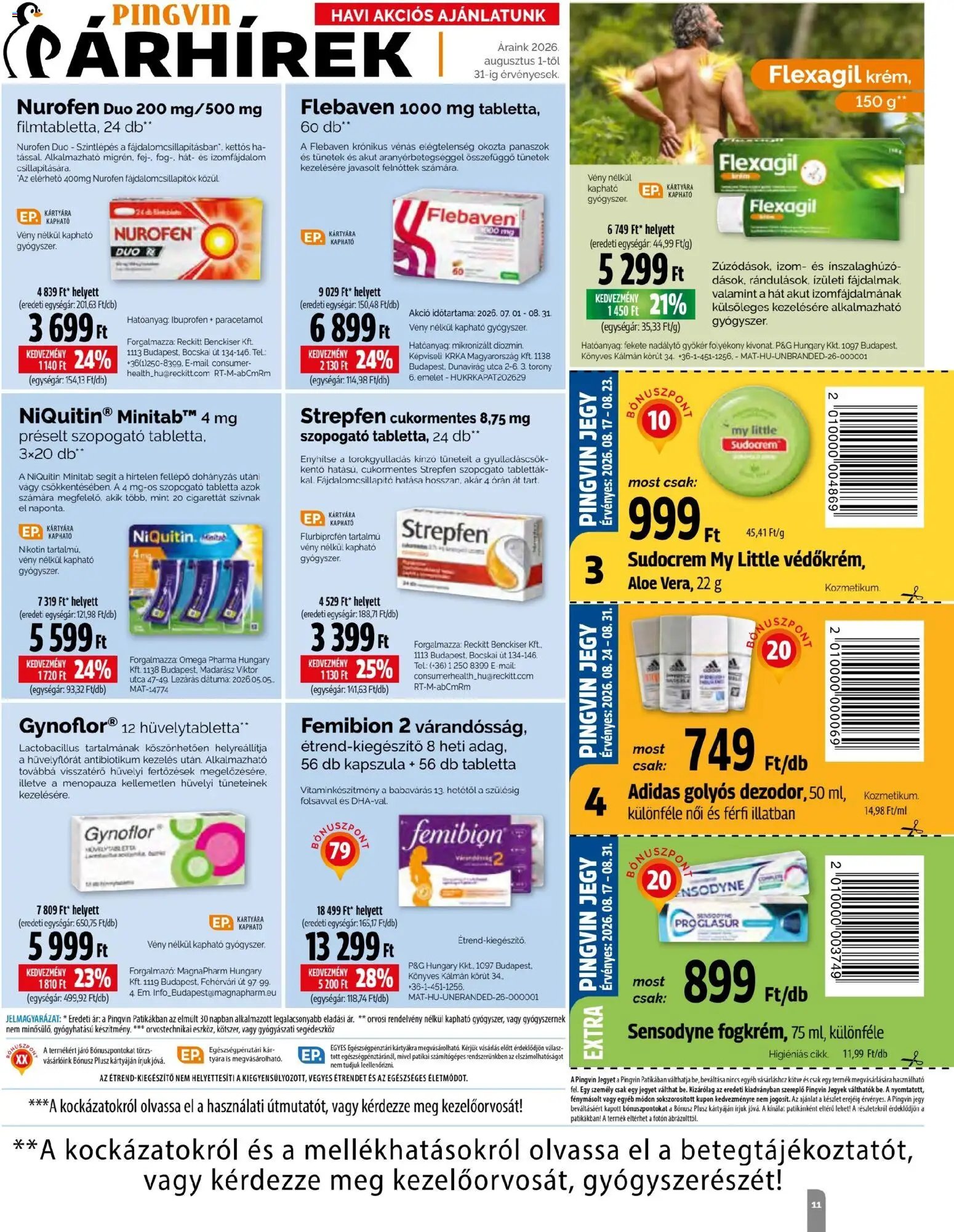 Pingvin Patika újság 2026.08.01. Pingvin Patika Magazin