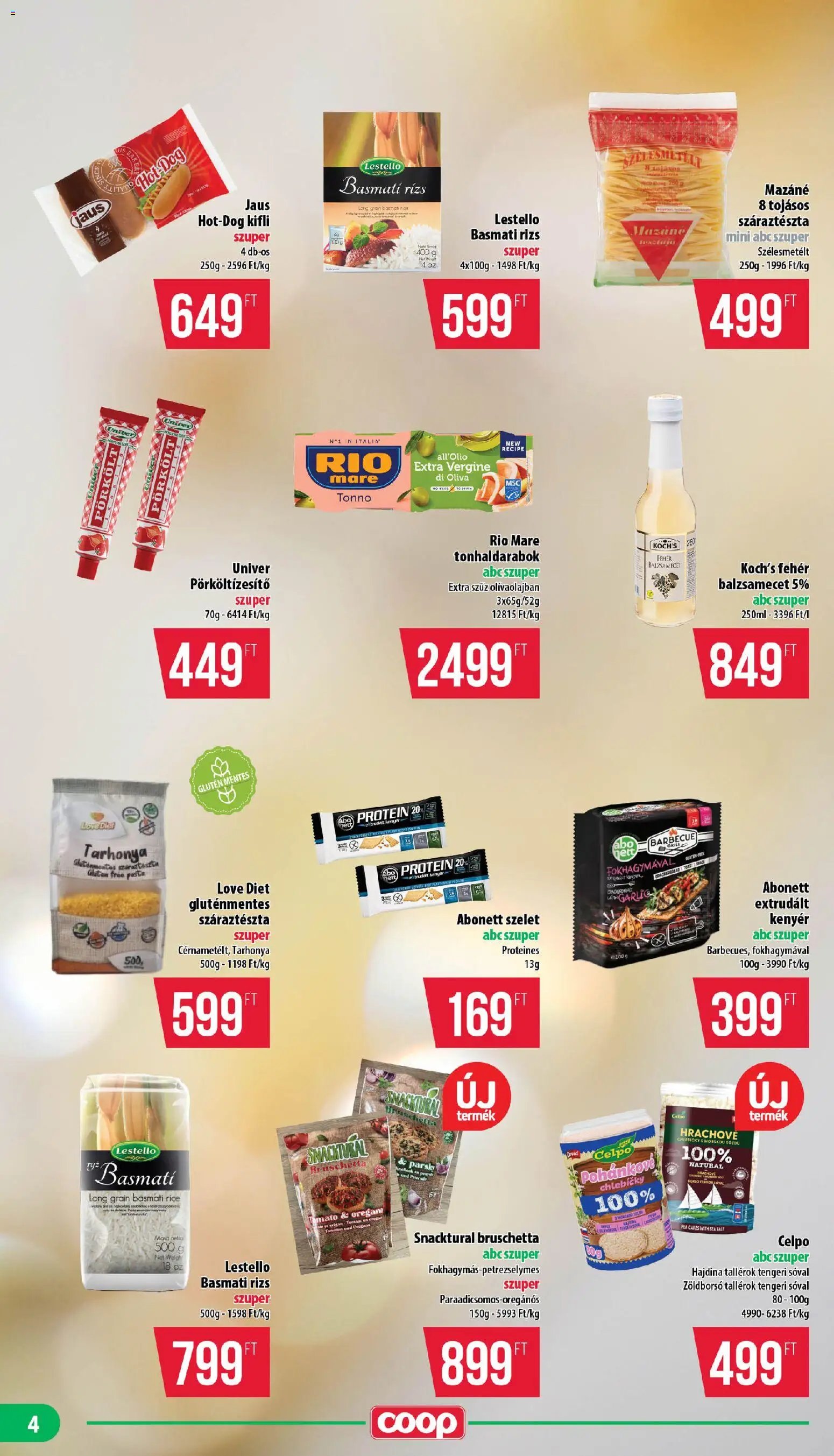 COOP újság 2026.08.21. COOP - Mini & Abc & Szuper / Mecsek