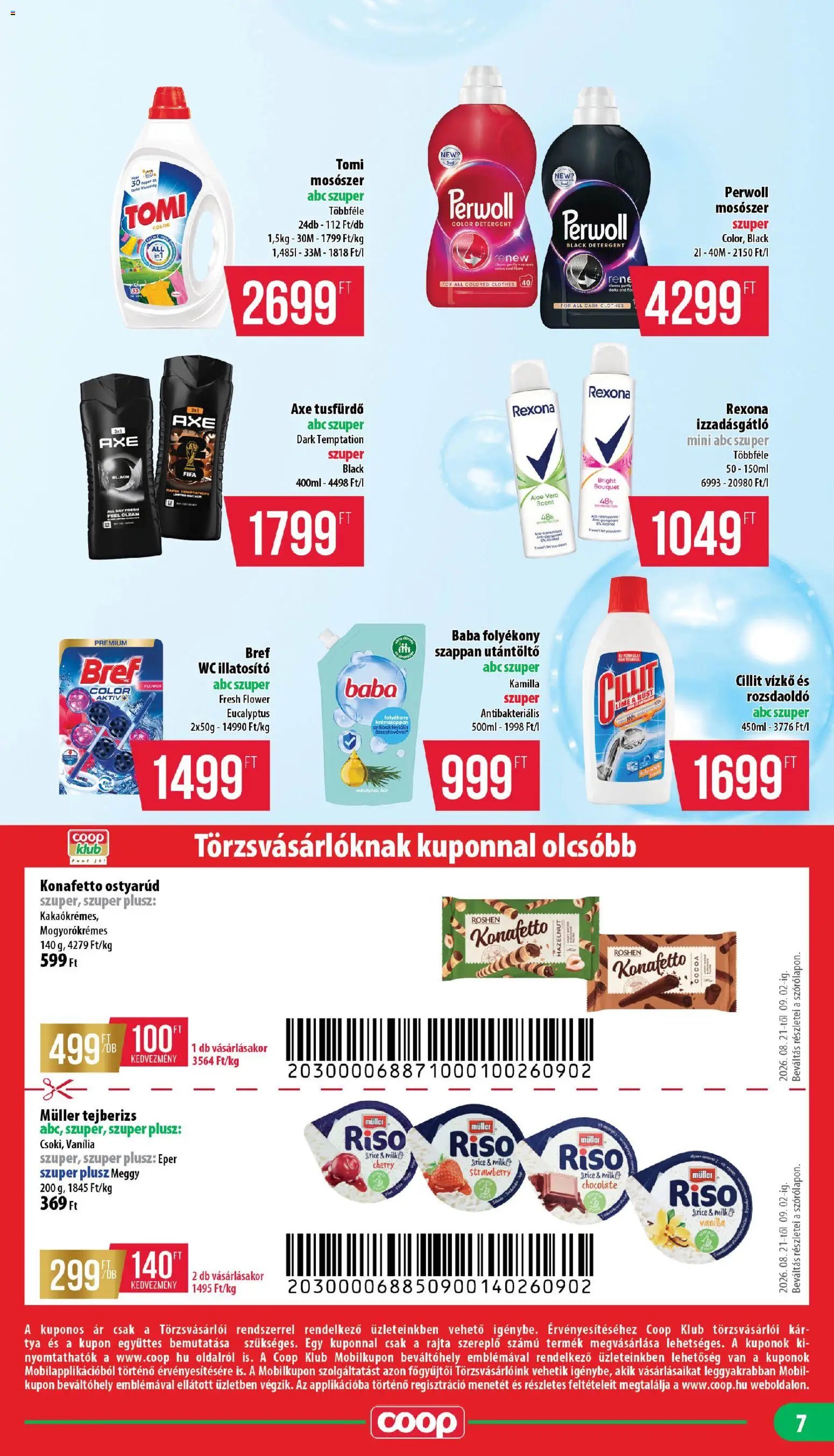 COOP újság 2026.08.21. COOP - Mini & Abc & Szuper / Mecsek