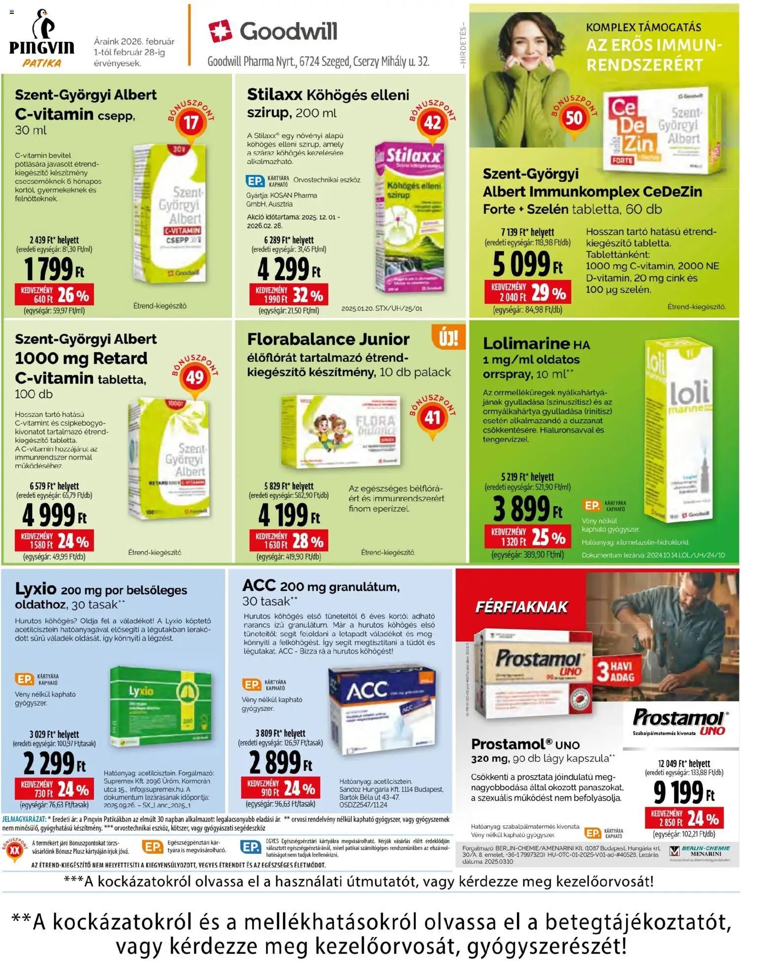 Pingvin Patika újság 2026.02.01. Pingvin Magazin (2026-02-01 - 2026-02-28)