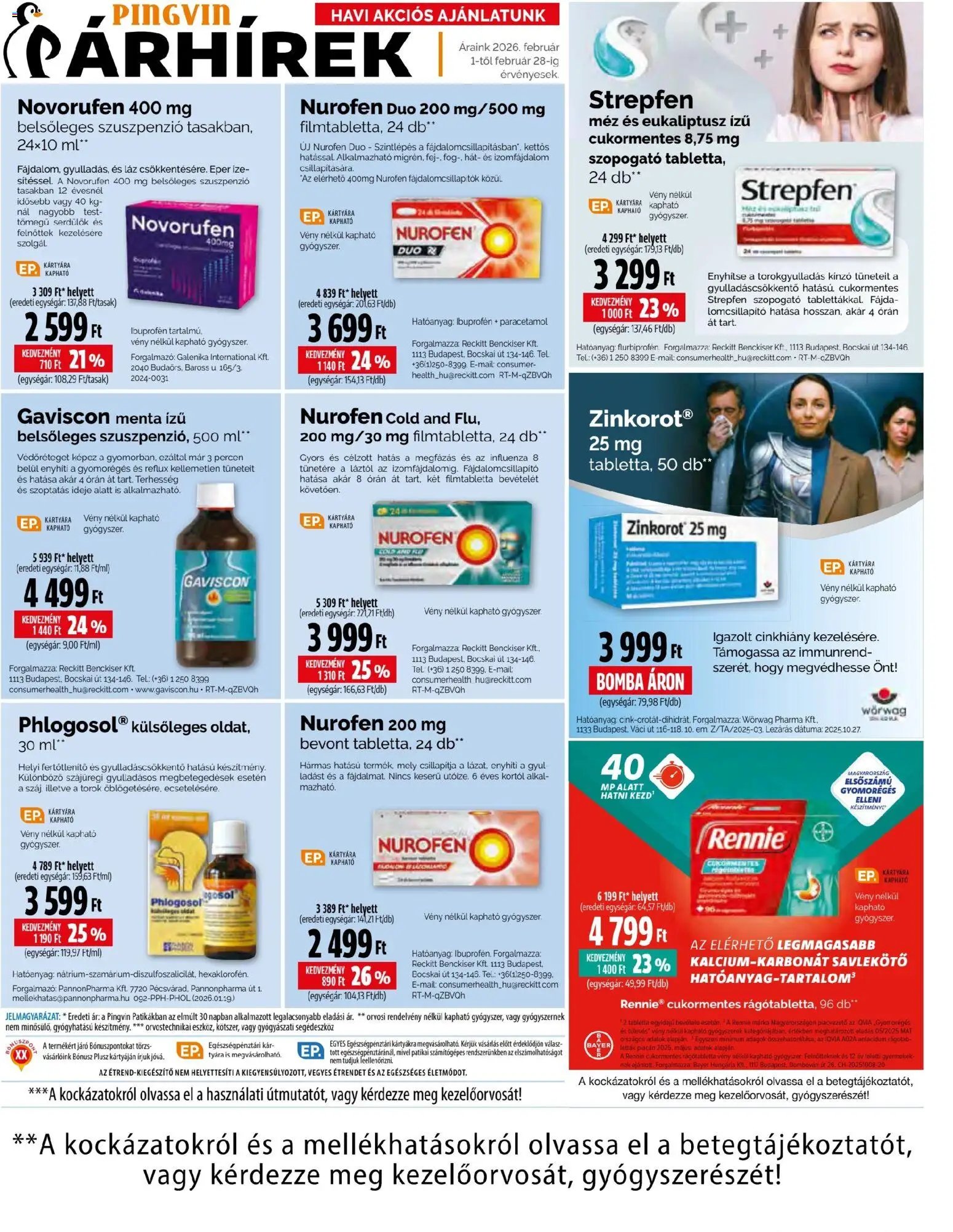 Pingvin Patika újság 2026.02.01. Pingvin Magazin (2026-02-01 - 2026-02-28)