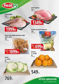 Reál újság 2026.02.05. Bevásárló hétvége - Kisalföld (2026-02-05 - 2026-02-08)