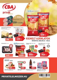 PRIVÁT újság 2026.09.17. PRIVÁT Aktuális szórólap MAX