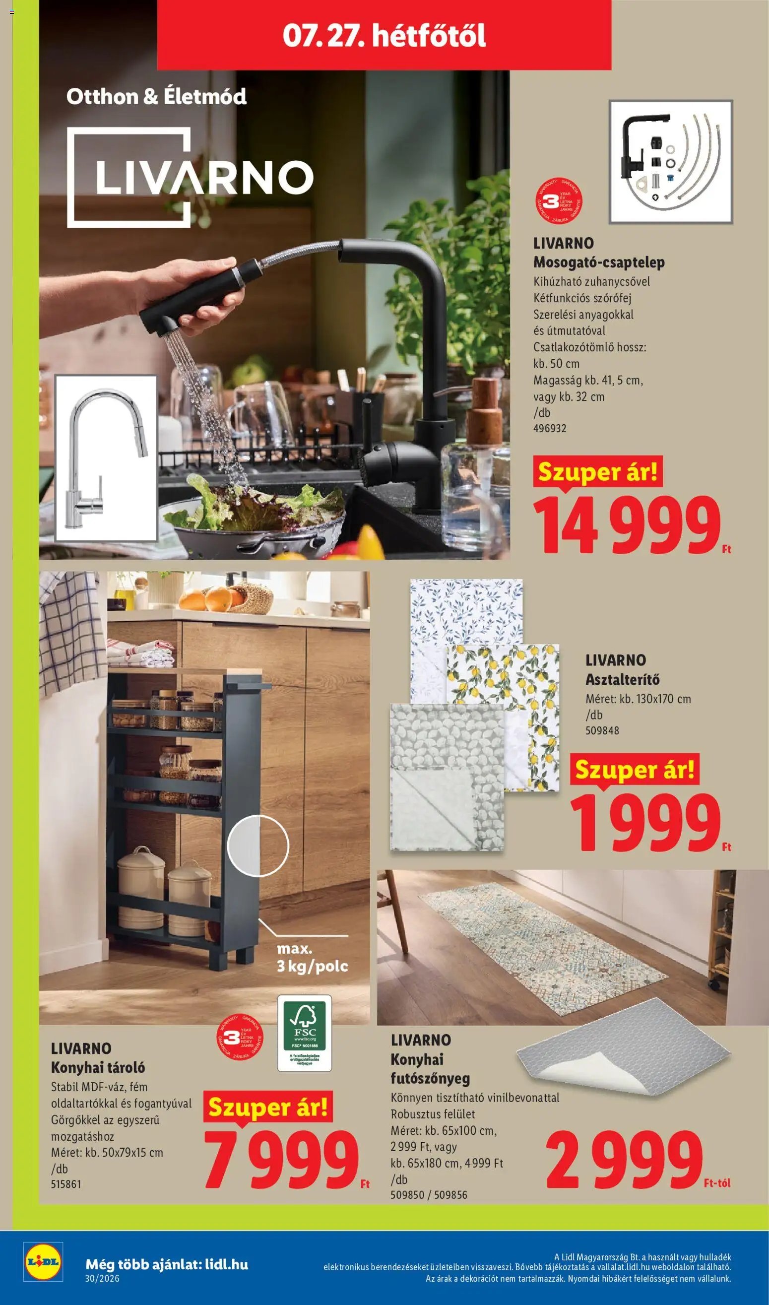 Lidl újság 2026.07.23. Lidl Nonfood kínálatunk