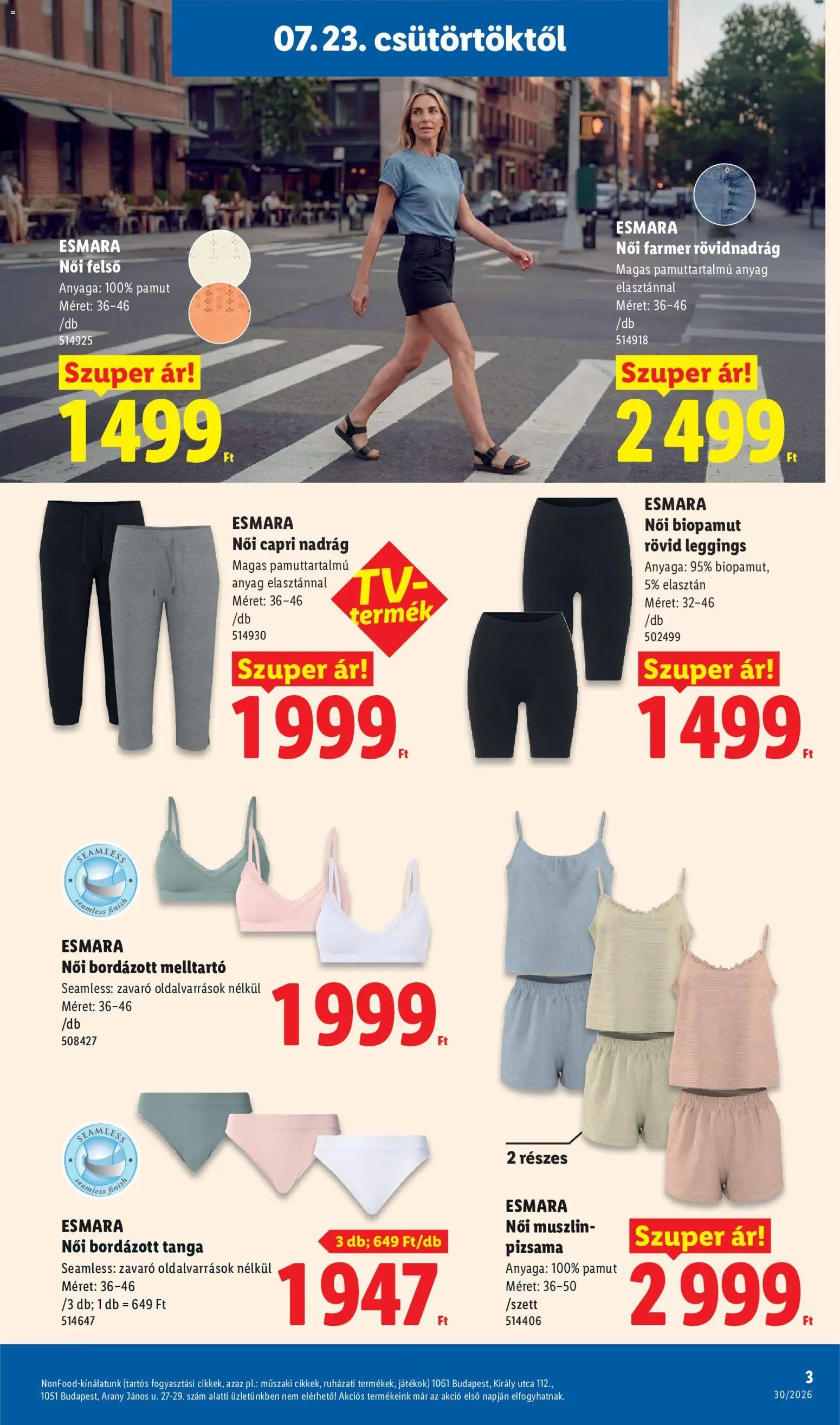 Lidl újság 2026.07.23. Lidl Nonfood kínálatunk