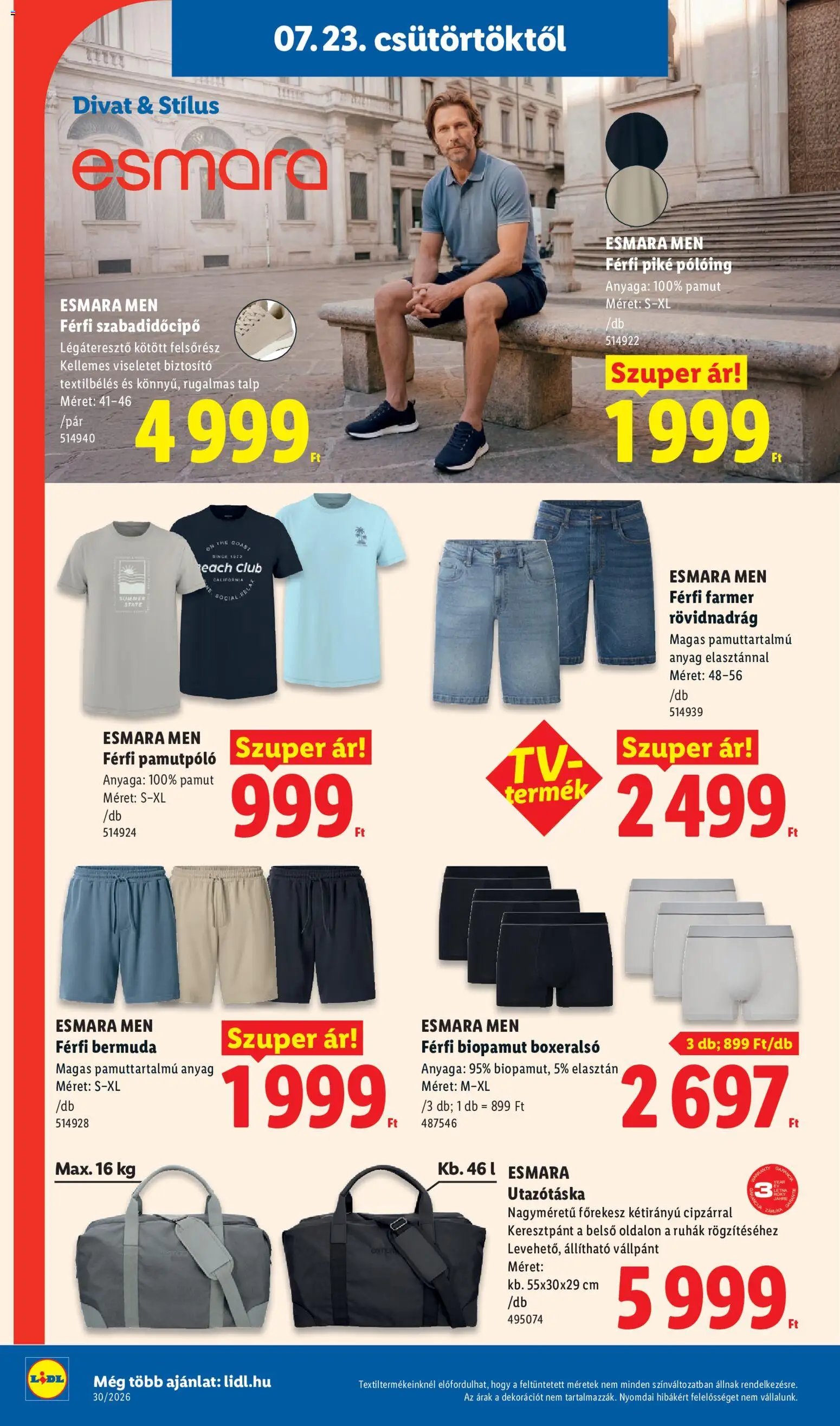 Lidl újság 2026.07.23. Lidl Nonfood kínálatunk