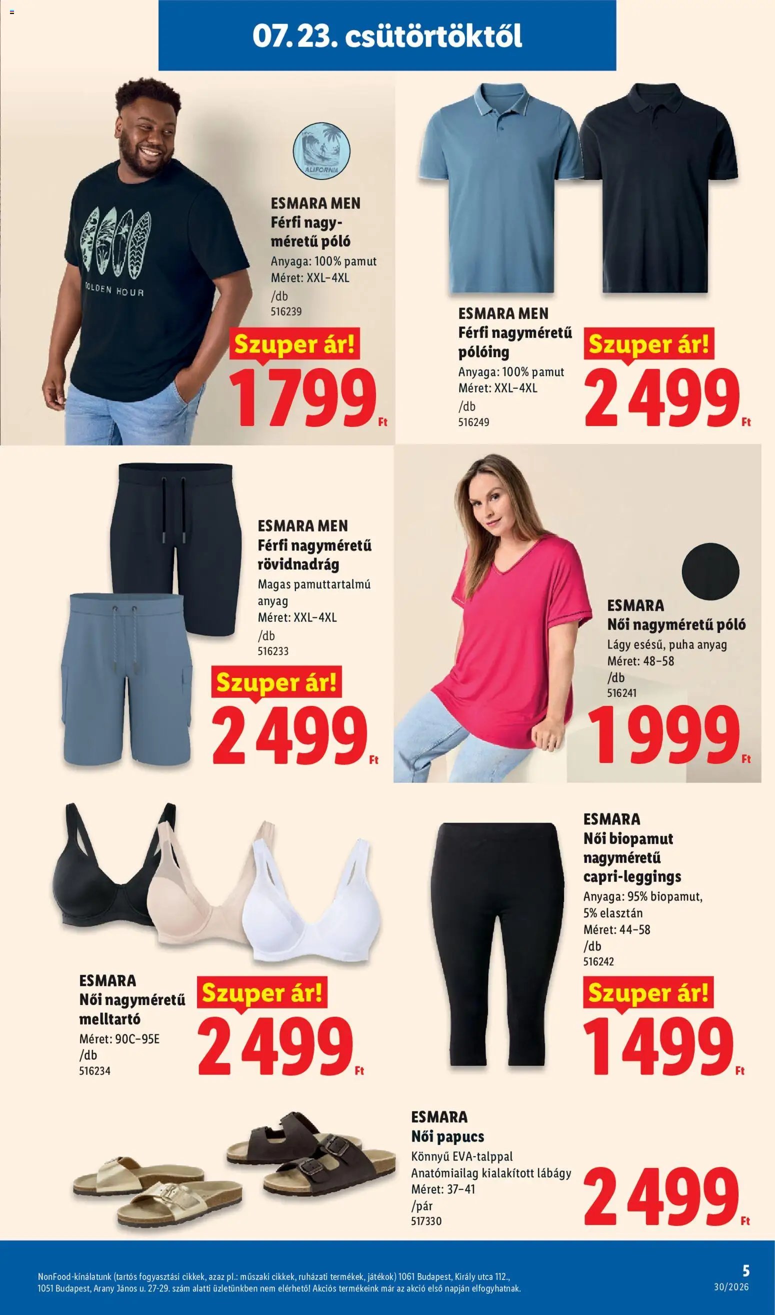 Lidl újság 2026.07.23. Lidl Nonfood kínálatunk