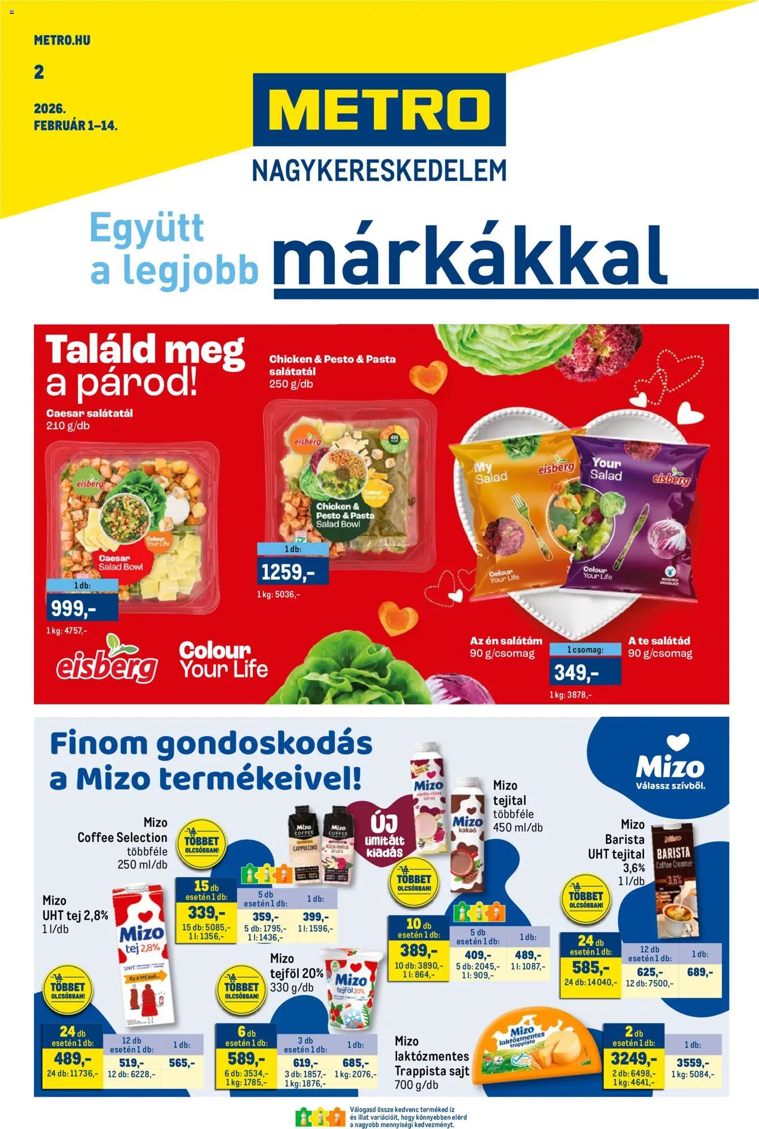 Metro újság 2026.02.01. Akciós újság Metro (2026-02-01 - 2026-02-14)