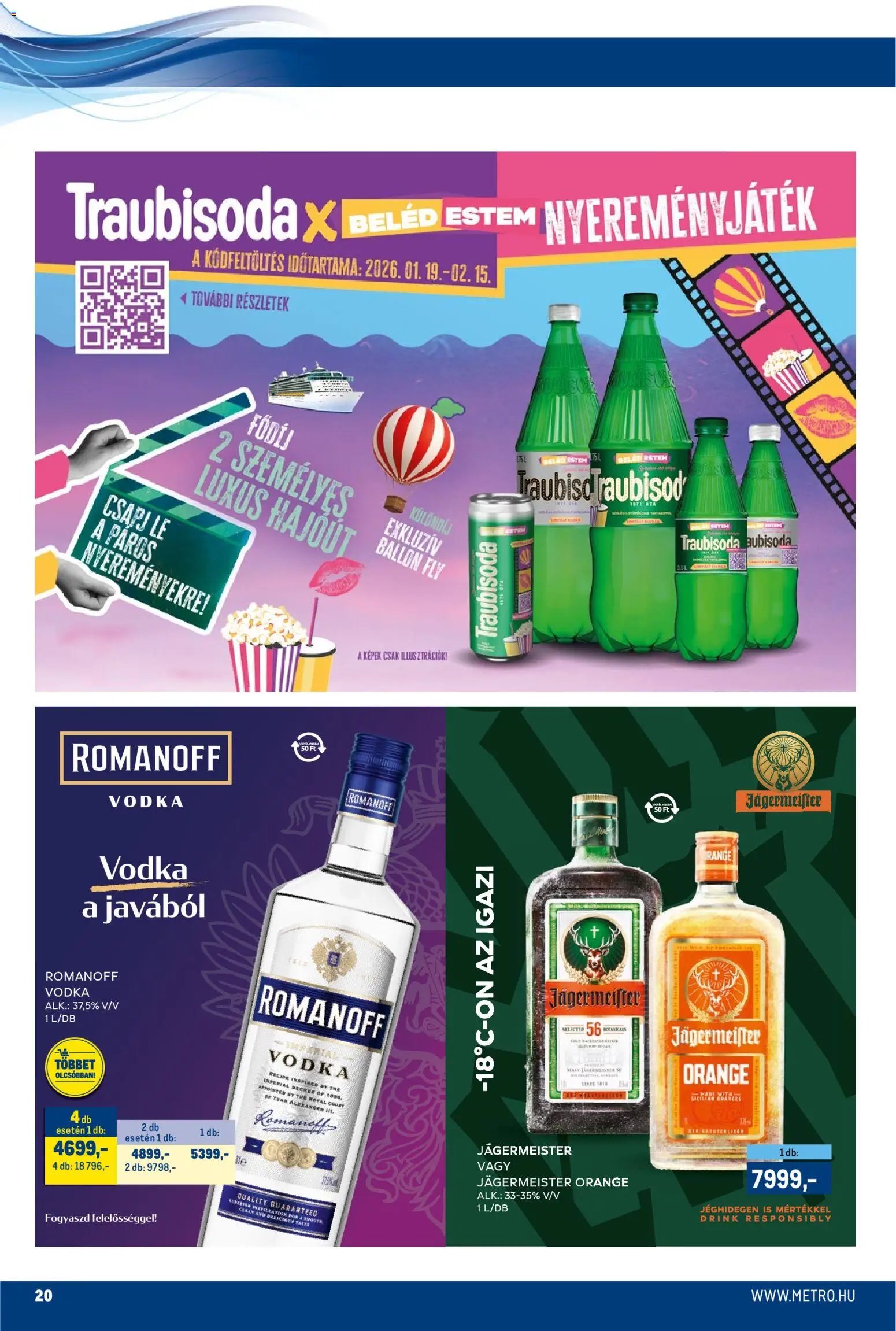 Metro újság 2026.02.01. Akciós újság Metro (2026-02-01 - 2026-02-14)