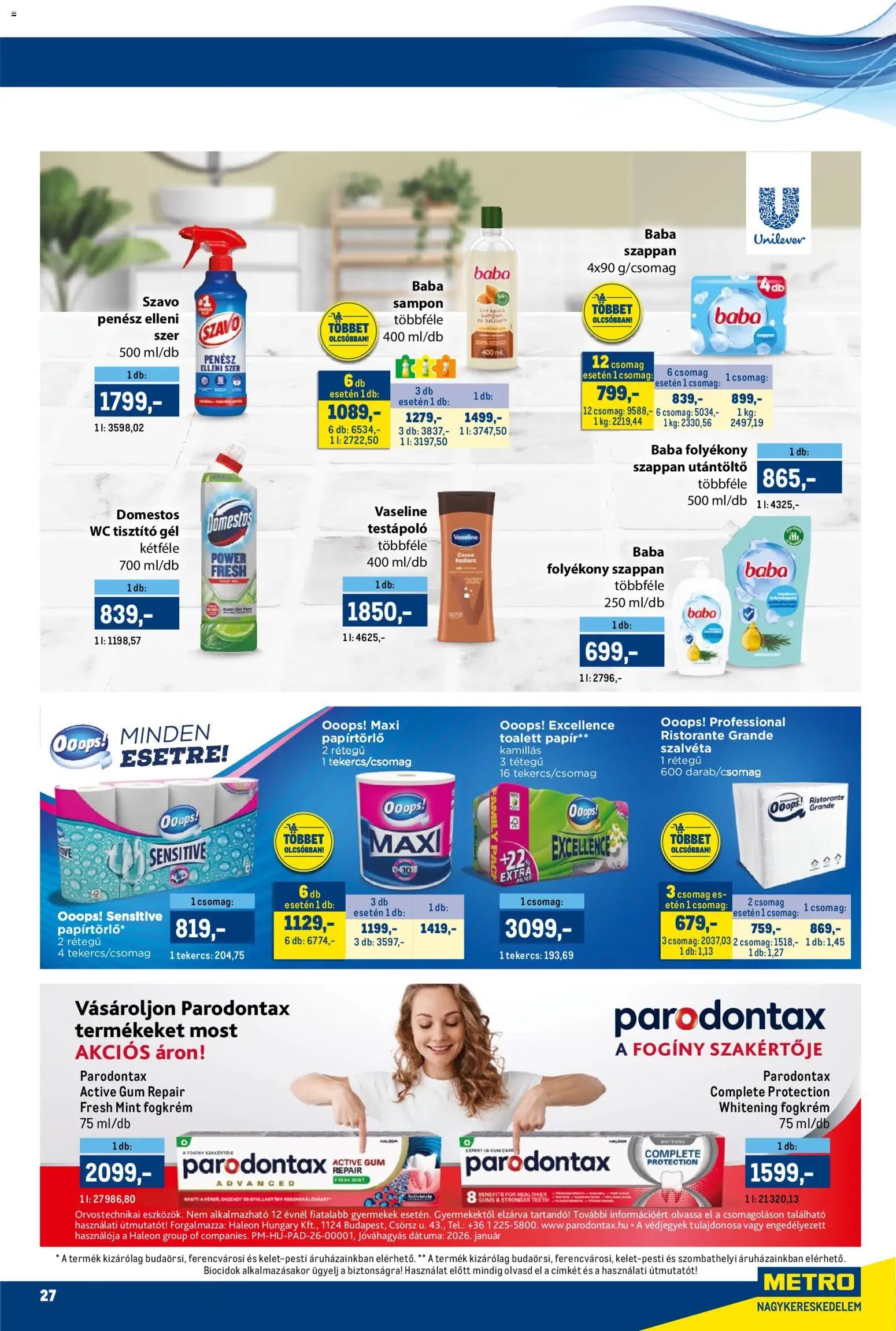 Metro újság 2026.02.01. Akciós újság Metro (2026-02-01 - 2026-02-14)
