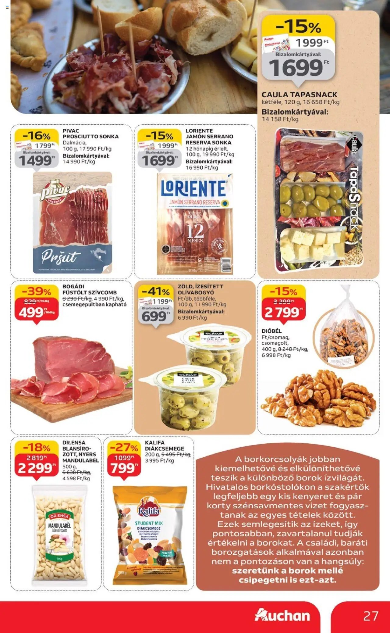 Auchan újság 2025.10.02. Bor ajánlataink (2025-10-02 - 2025-10-22)