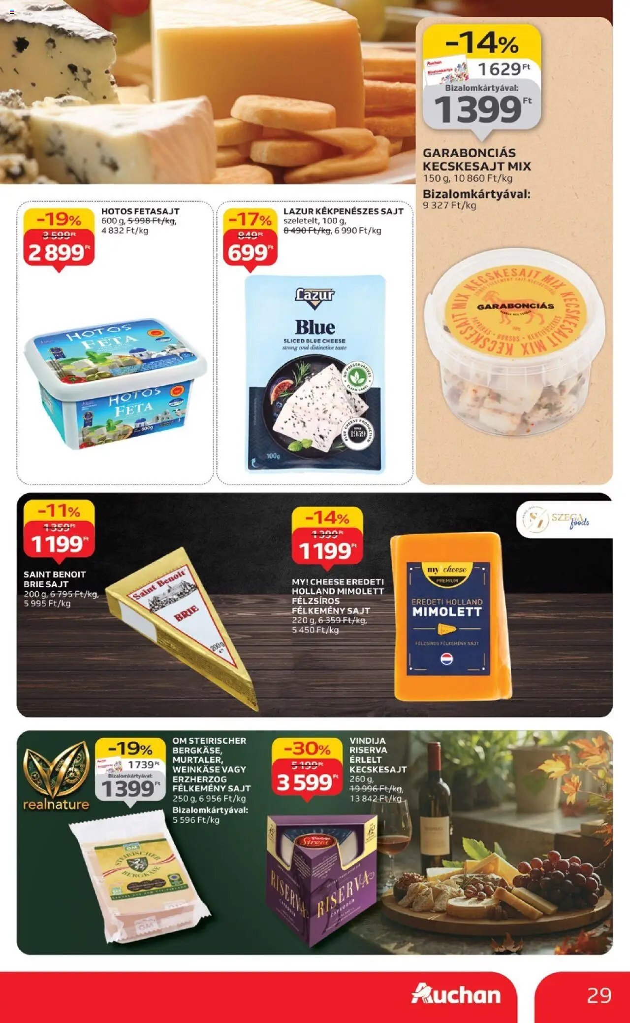 Auchan újság 2025.10.02. Bor ajánlataink (2025-10-02 - 2025-10-22)