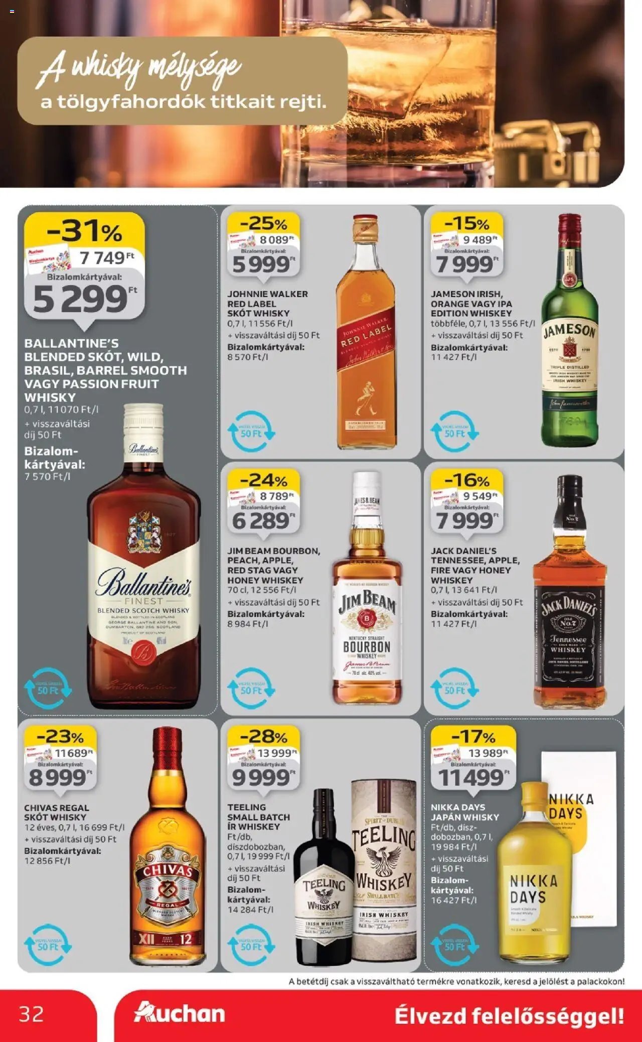 Auchan újság 2025.10.02. Bor ajánlataink (2025-10-02 - 2025-10-22)
