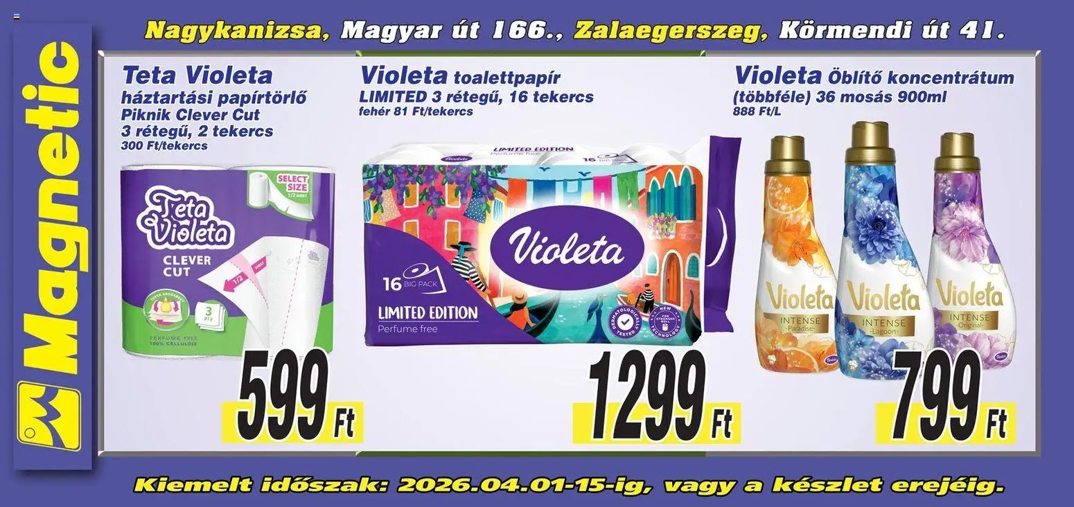 Magnetic újság 2026.04.01. Magnetic Aktuális óriásplakátok (2026-04-01 - 2026-04-15)