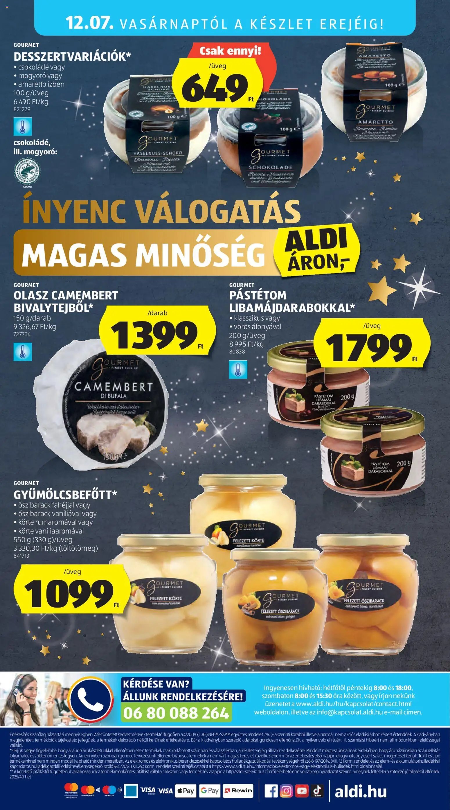 Aldi újság 2025.12.04. Akciós újság Aldi (2025-12-04 - 2025-12-10)