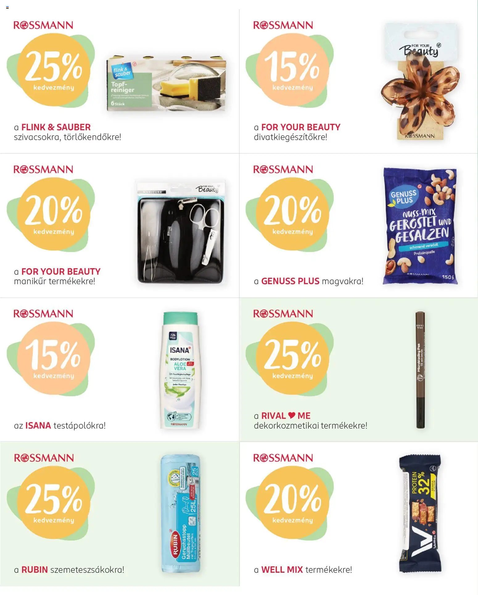 Rossmann újság 2026.08.10. Rossmann Kupon Napok