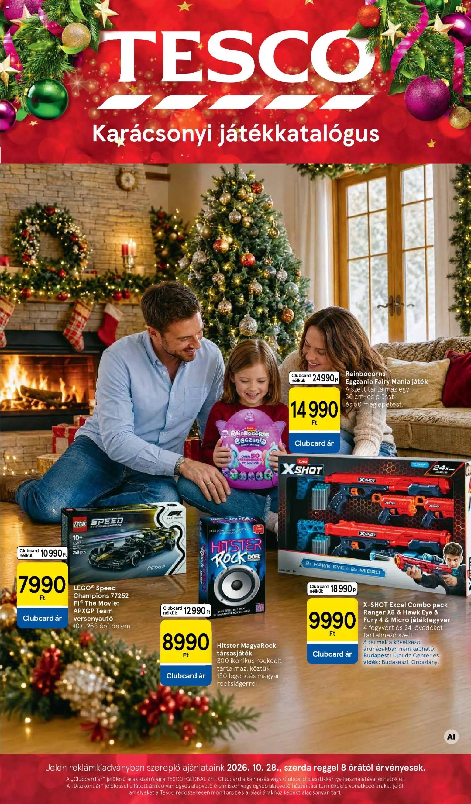 Tesco Karácsony akciós újság 2026.10.28. -tól/től 🧑‍🎄❄️