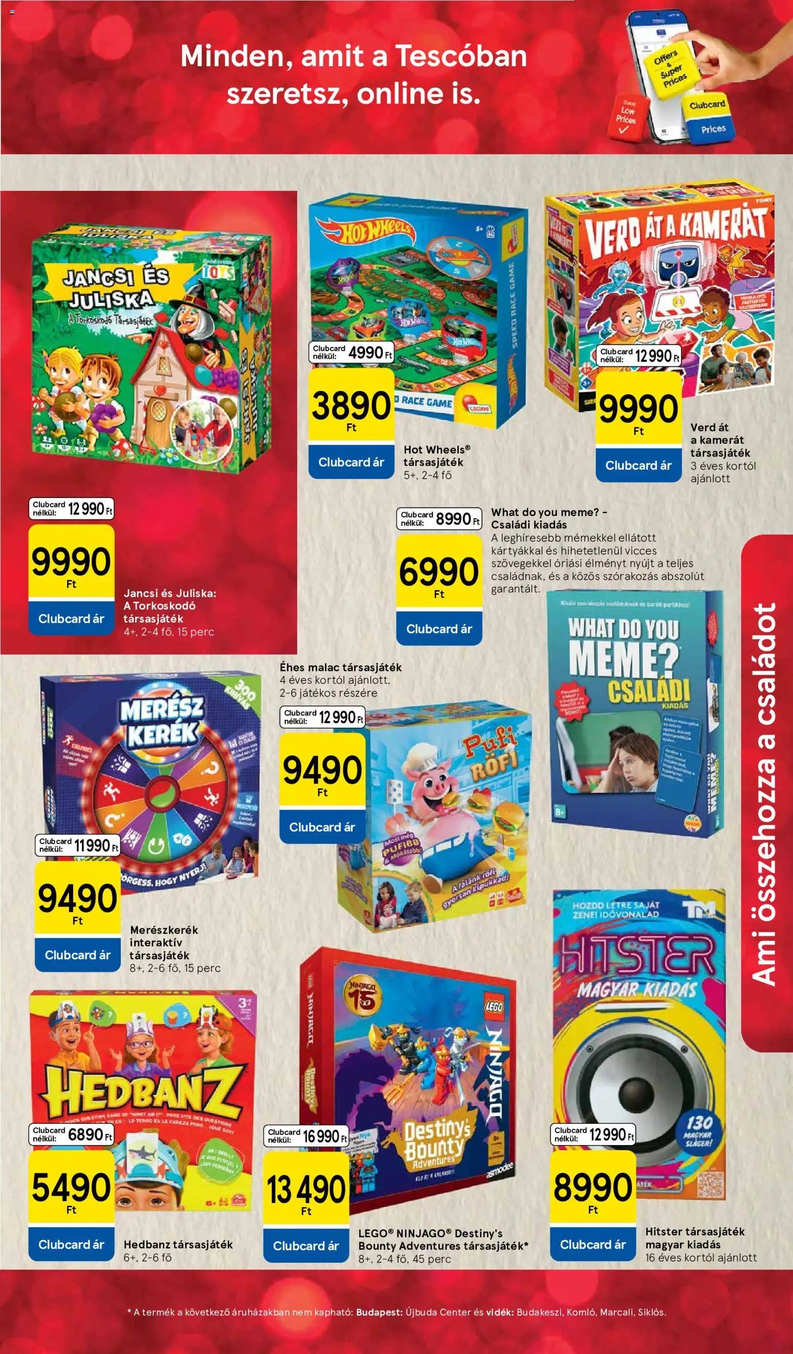 Tesco Karácsony akciós újság 2026.10.28. -tól/től 🧑‍🎄❄️