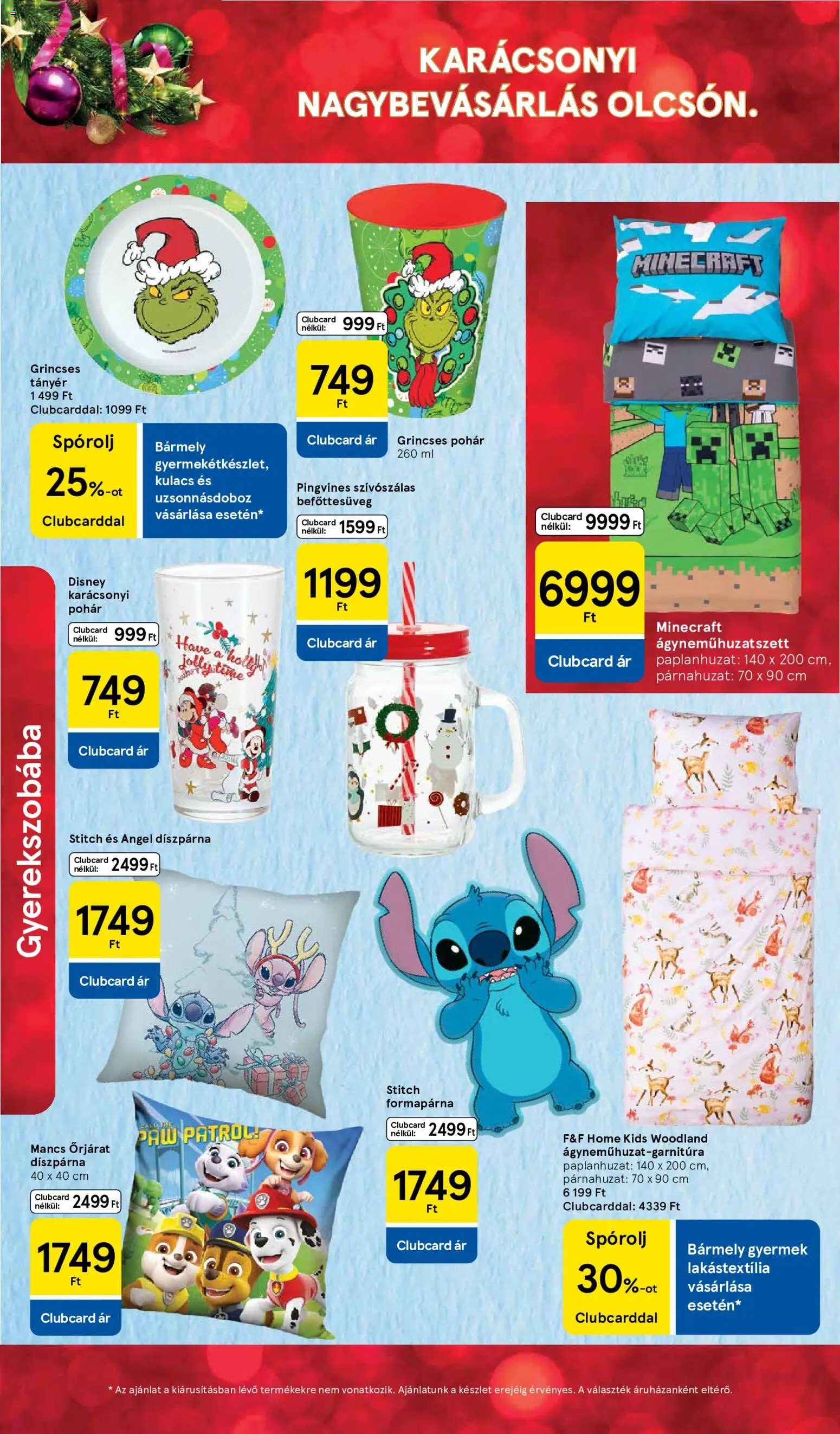 Tesco Karácsony akciós újság 2026.10.28. -tól/től 🧑‍🎄❄️