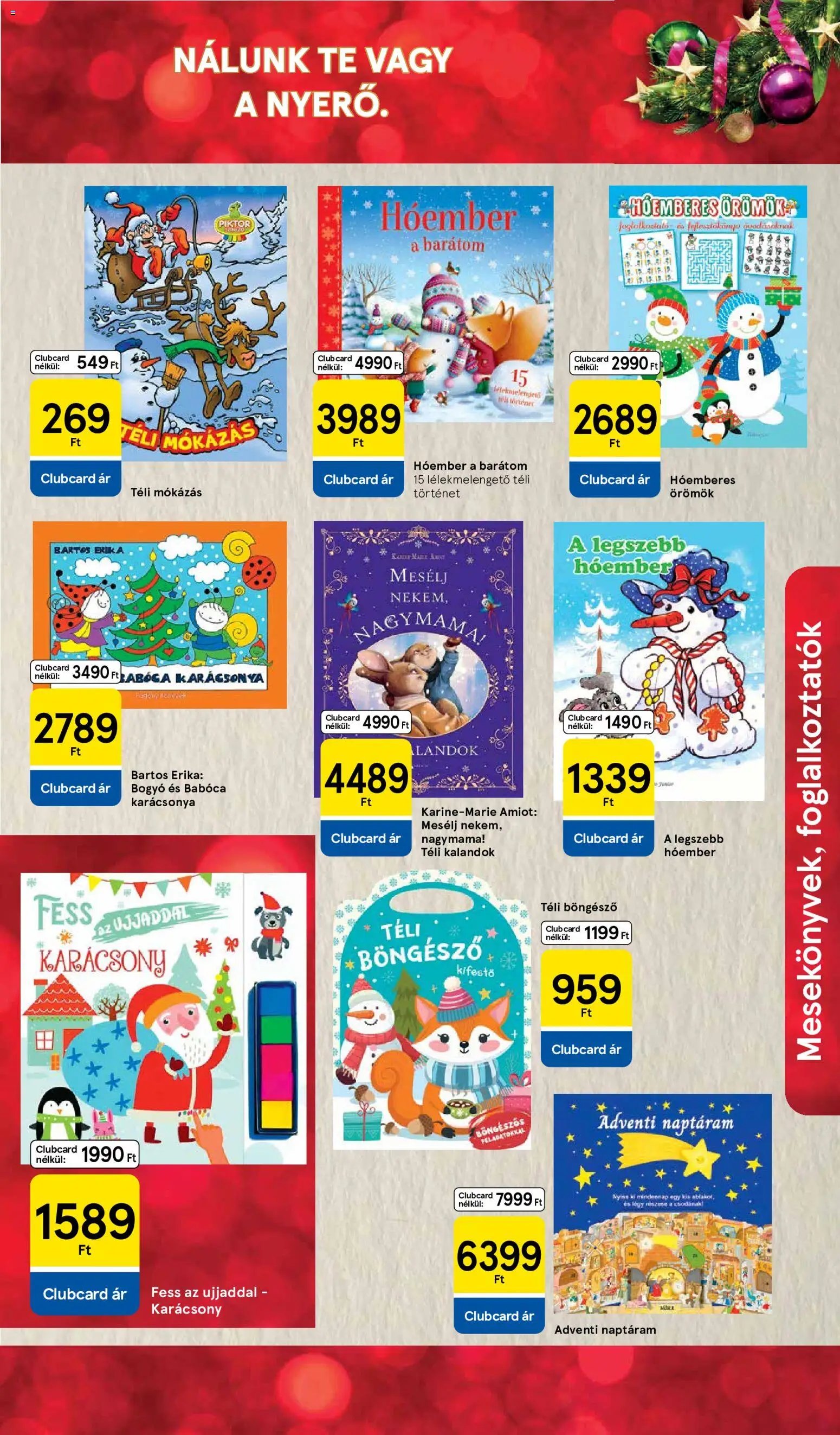 Tesco Karácsony akciós újság 2026.10.28. -tól/től 🧑‍🎄❄️