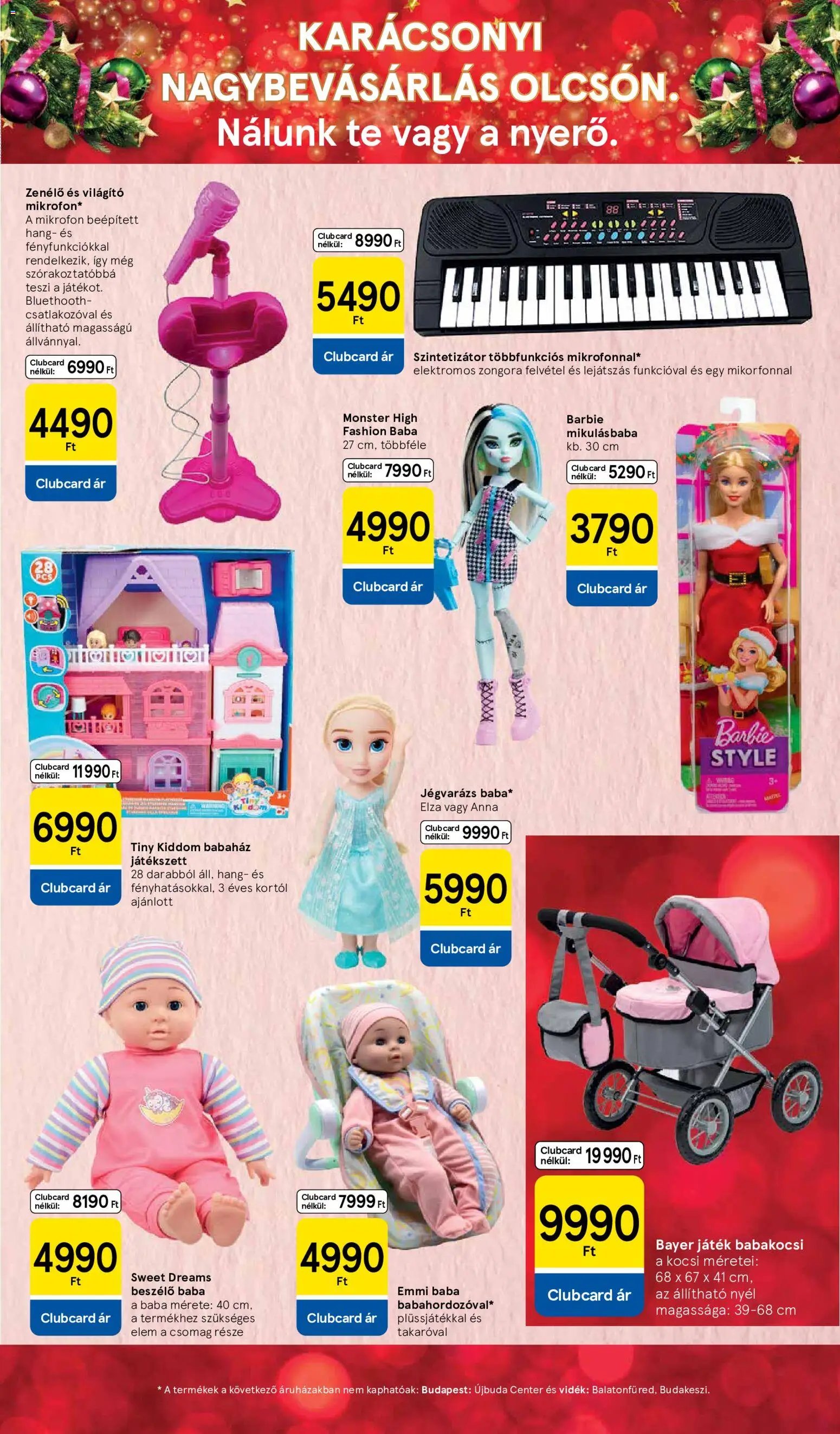 Tesco Karácsony akciós újság 2026.10.28. -tól/től 🧑‍🎄❄️