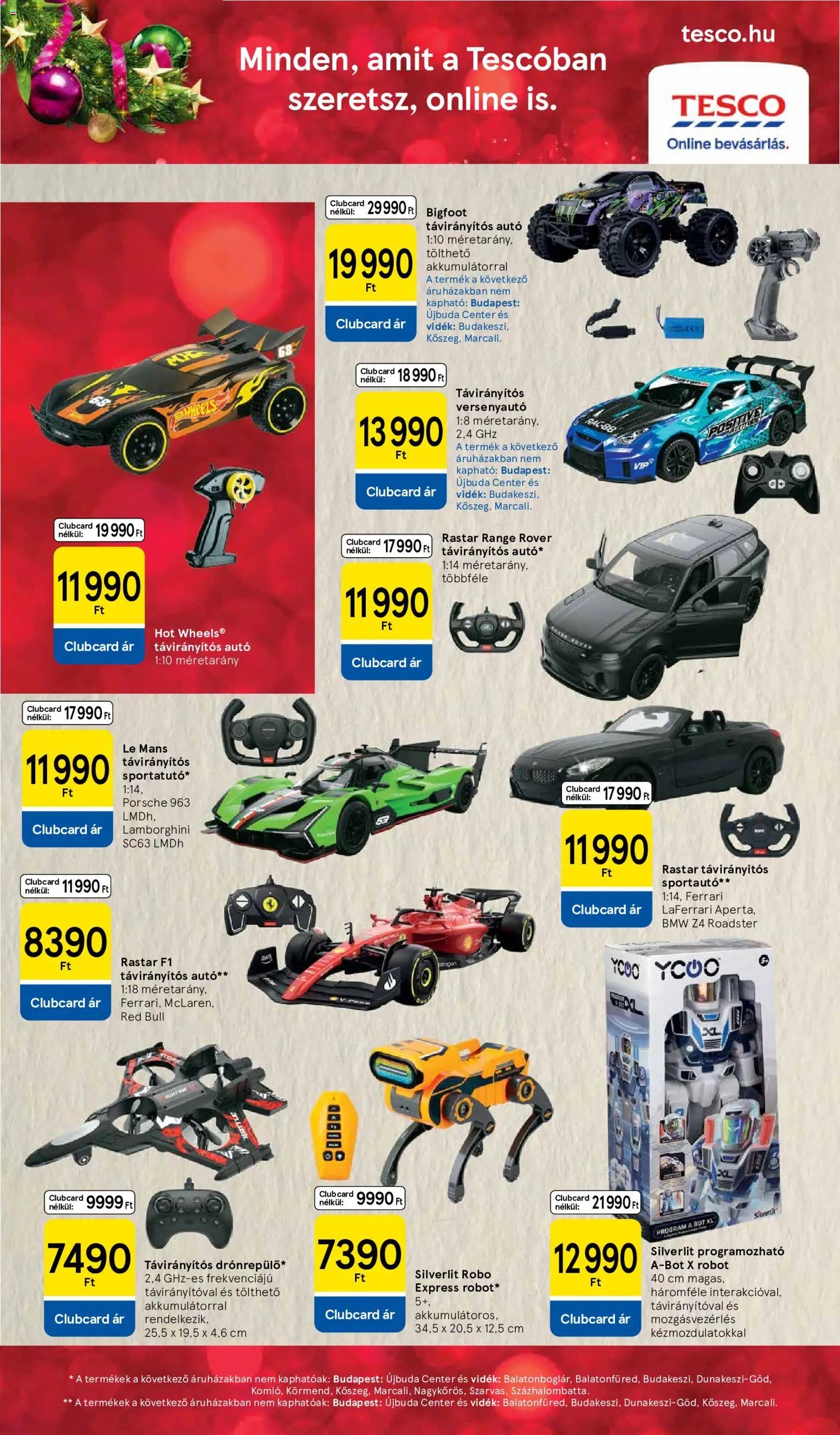 Tesco Karácsony akciós újság 2026.10.28. -tól/től 🧑‍🎄❄️