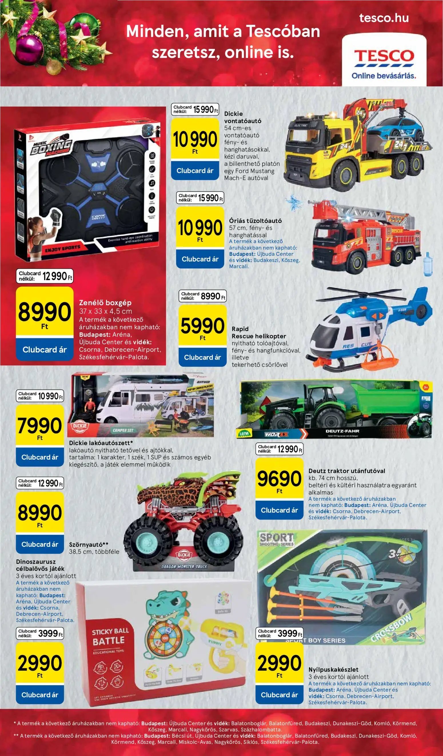 Tesco Karácsony akciós újság 2026.10.28. -tól/től 🧑‍🎄❄️
