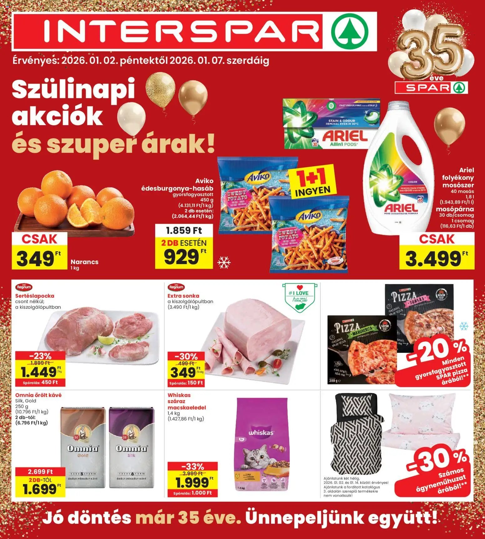 Interspar újság 2026.01.02. Akciós újság Interspar (2026-01-02 - 2026-01-07)