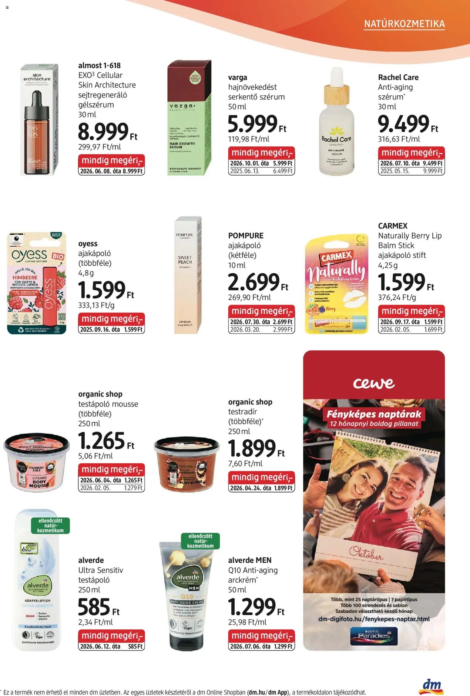 DM Drogerie Markt újság 2026.10.01. DM Drogerie Markt akciós újság