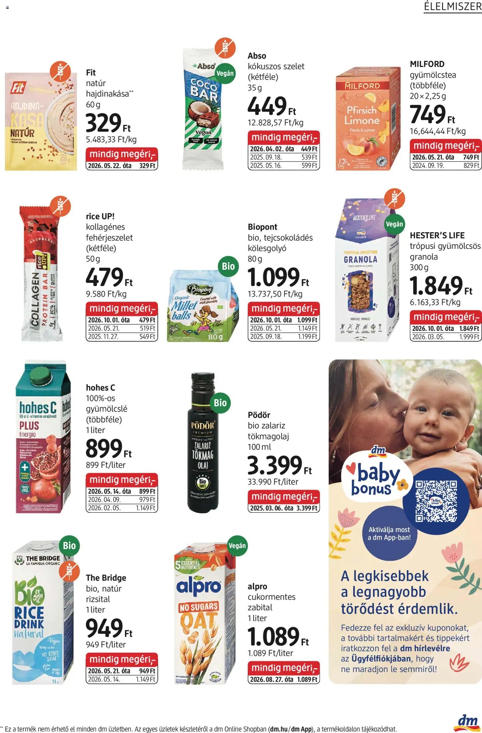 DM Drogerie Markt újság 2026.10.01. DM Drogerie Markt akciós újság